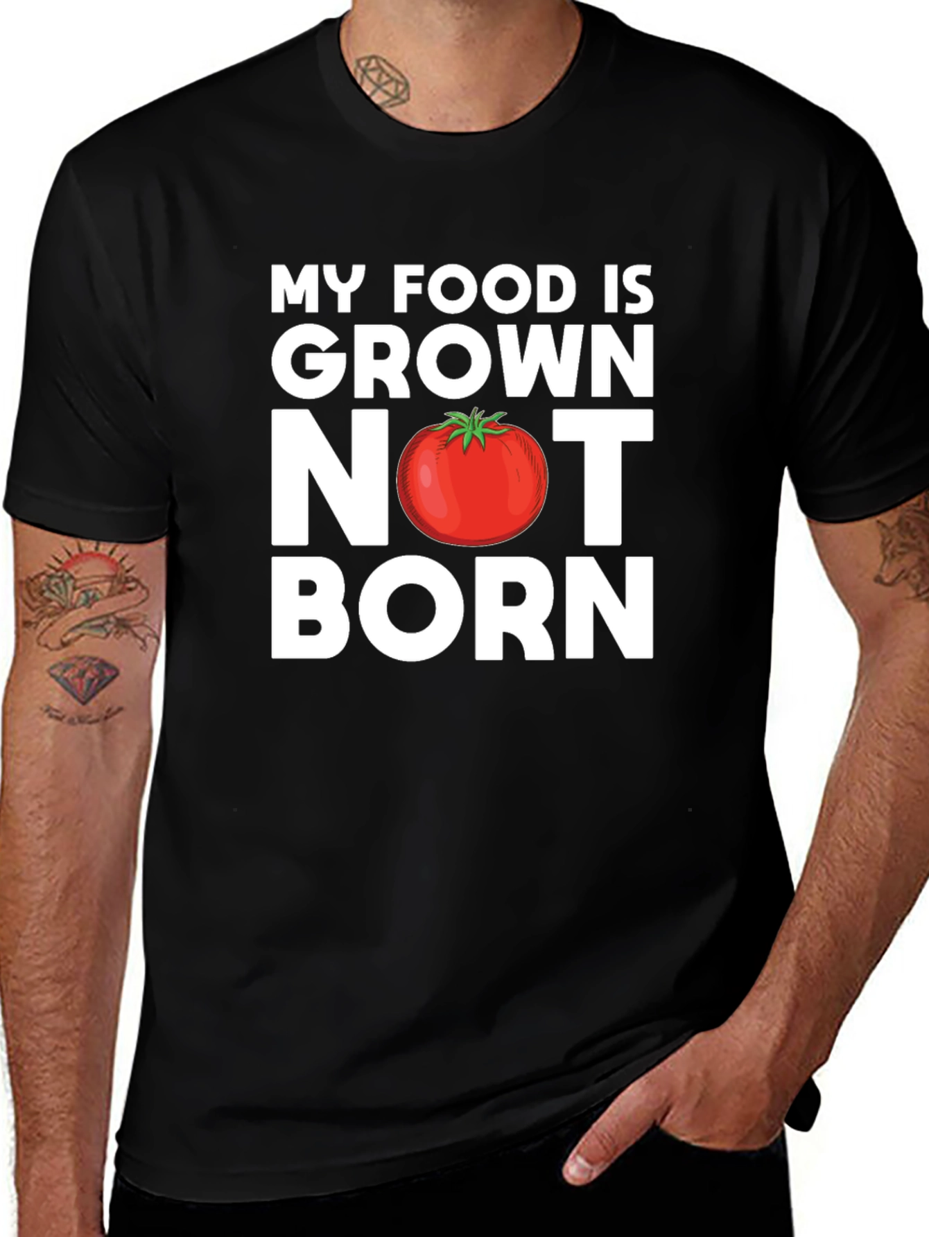Variant 17 of My Food Is Grown Not Born T-Shirt