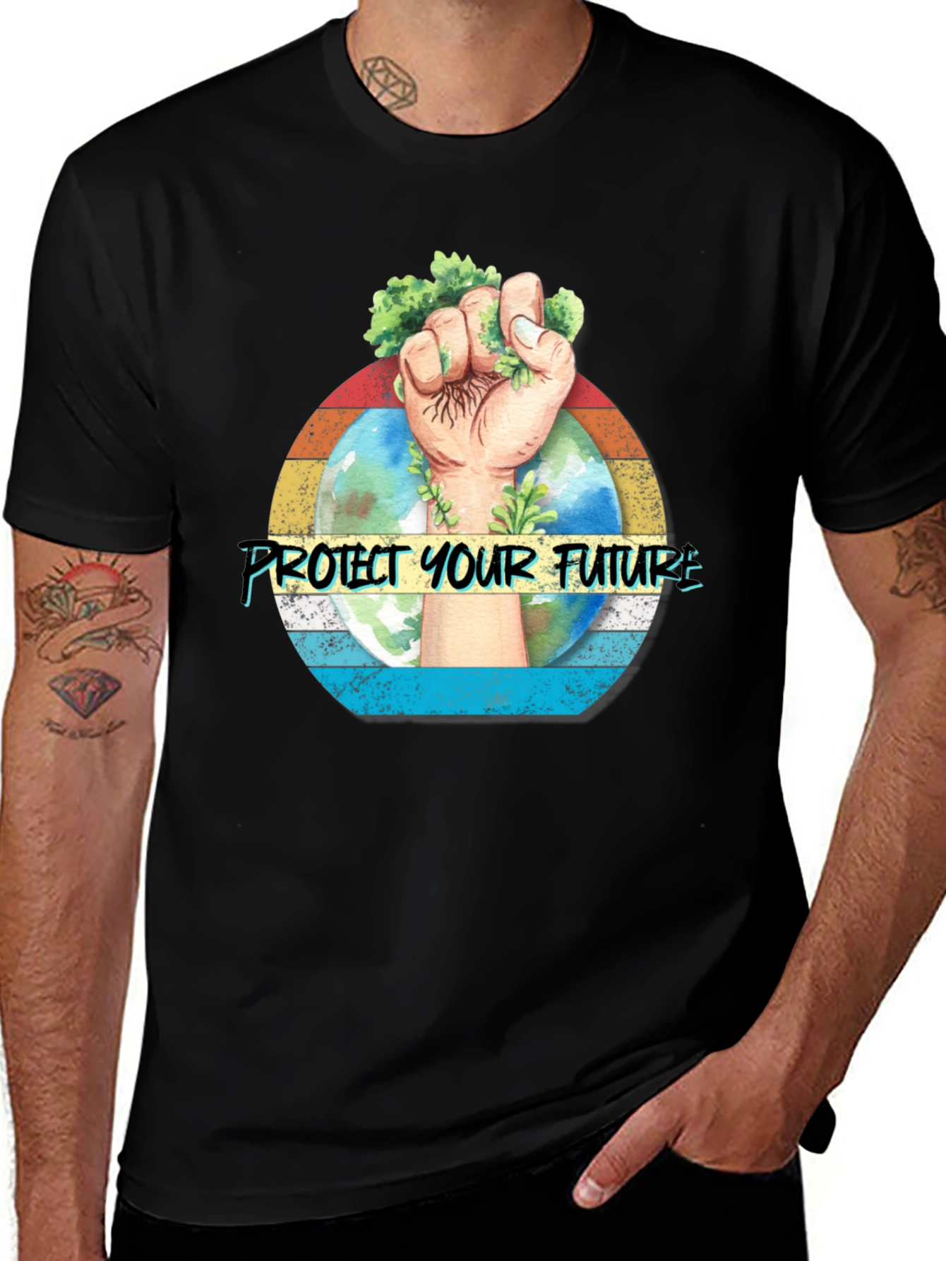 Variant 10 of Protect Your Future Graphic T-Shirt