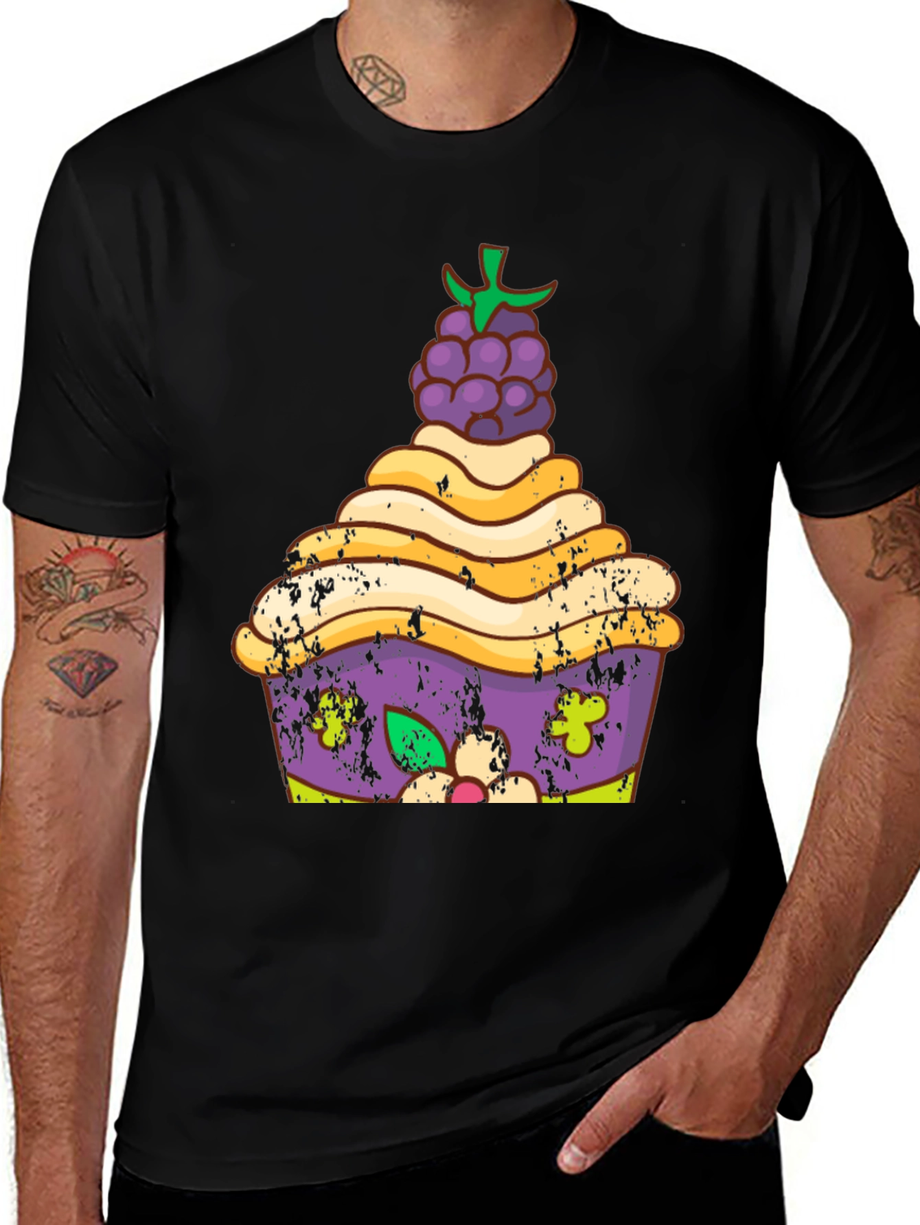 Variant 10 of Cupcake Graphic Tee - Unique Dessert Lover Shirt