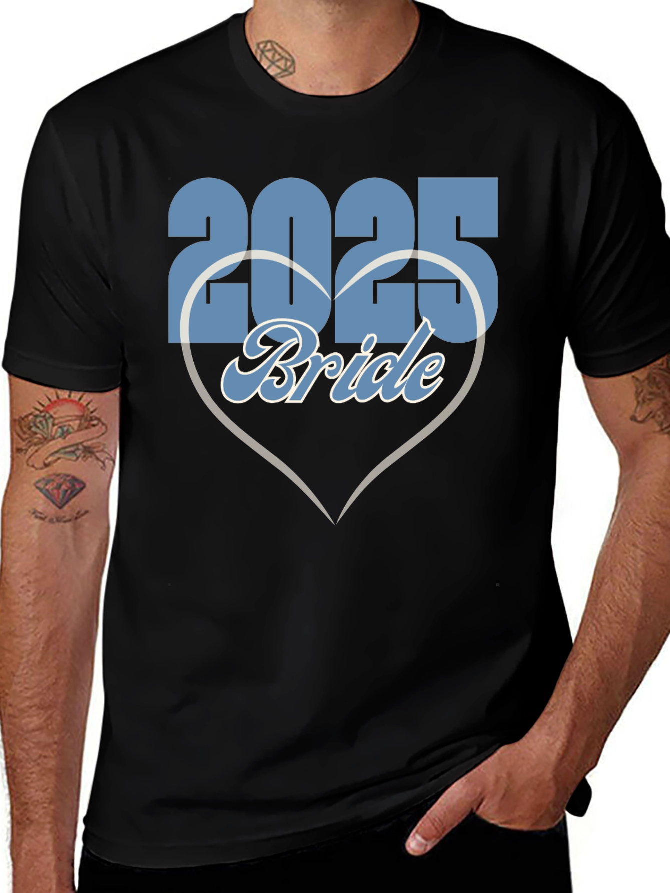 Variant 18 of Bride 2025 T-Shirt - Future Mrs. Wedding Tee