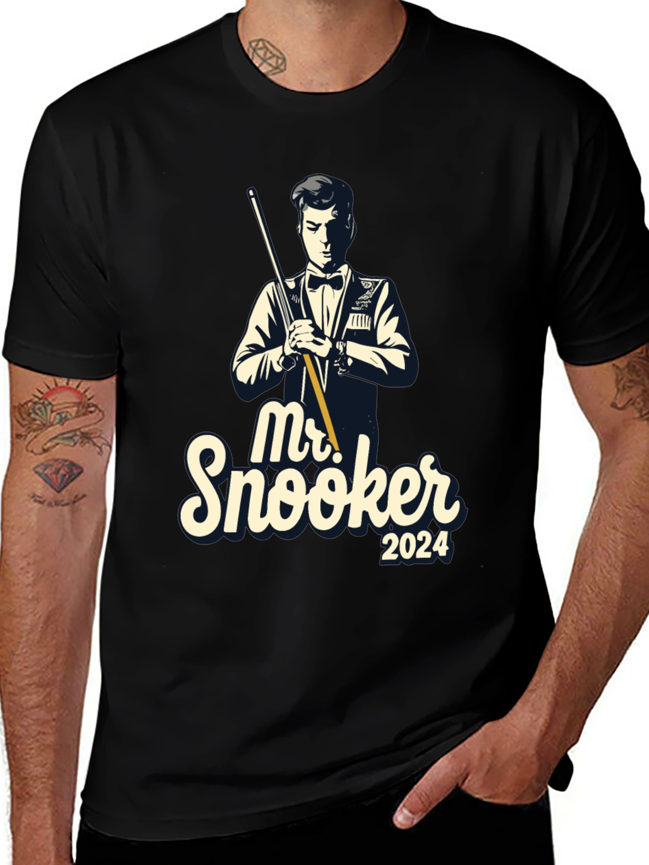 Mr. Snooker 2024 T-Shirt - Billiards Player Tee