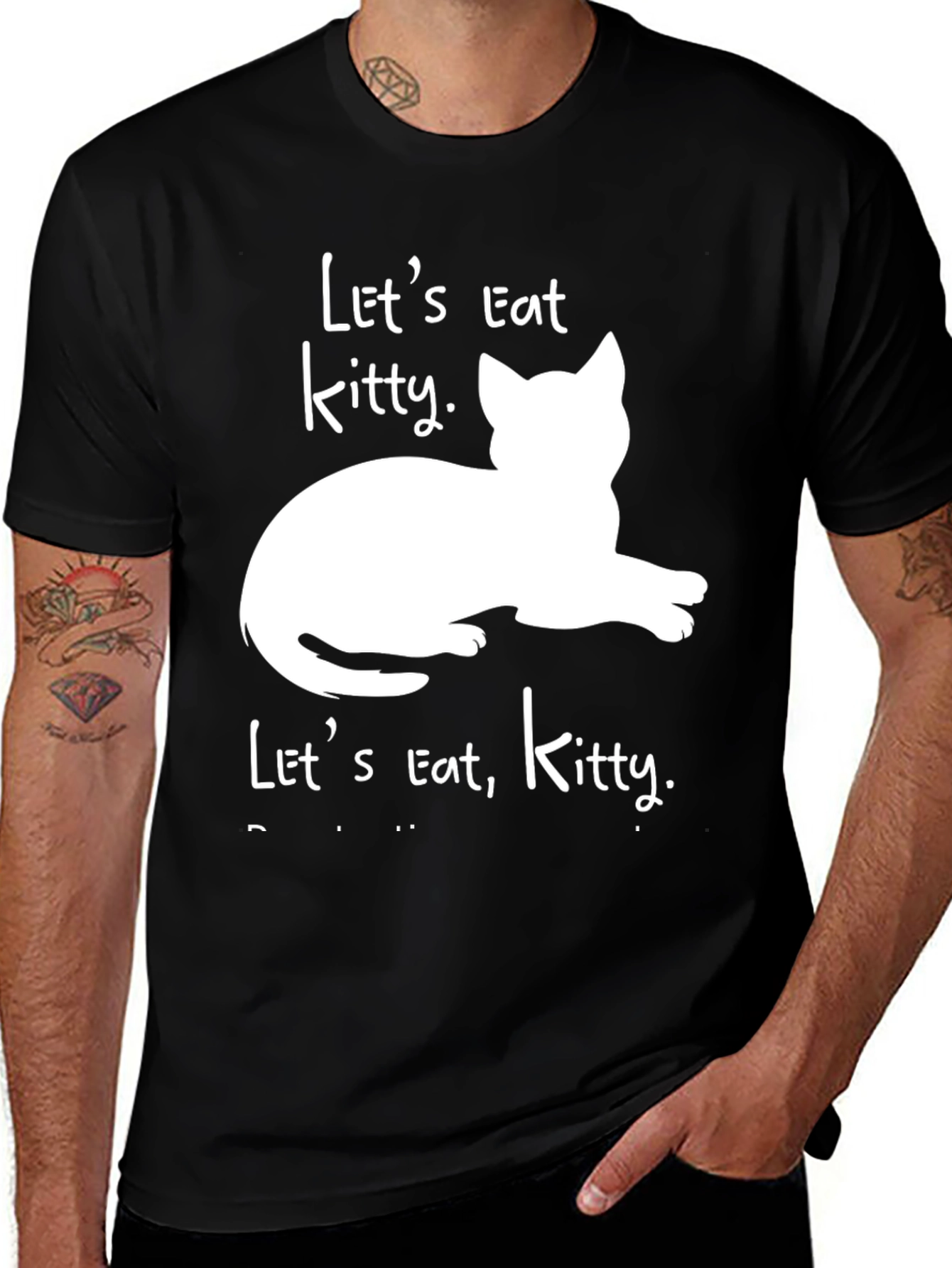 Let's Eat Kitty T-Shirt - Funny Cat Lover Tee
