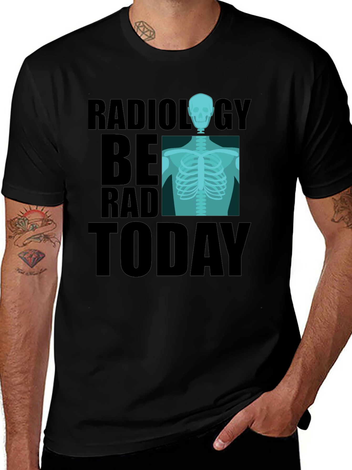 Variant 5 of Radiology Be Rad Today Graphic T-Shirt