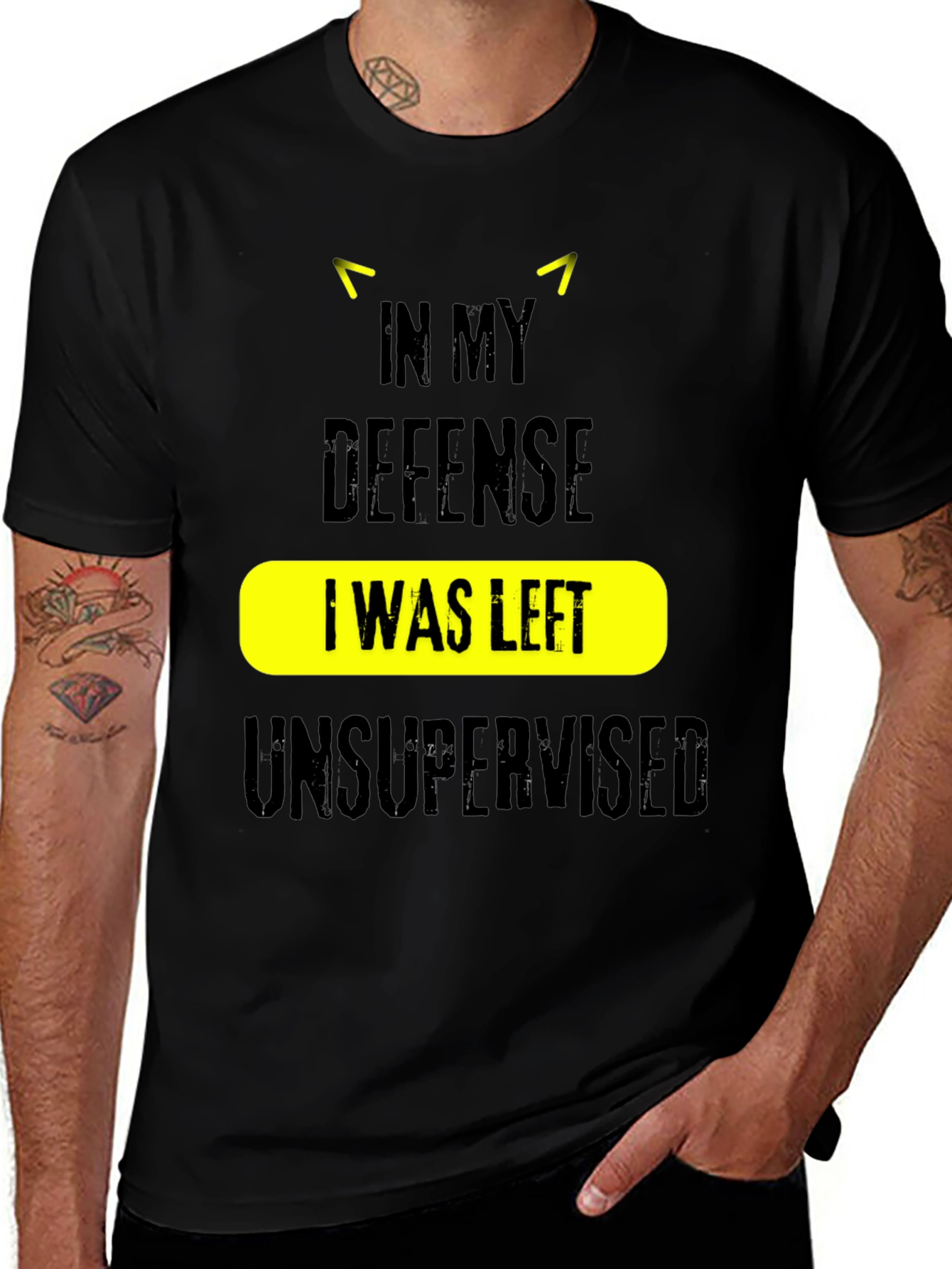 Variant 4 of In My Defense Unsupervised Graphic Tee