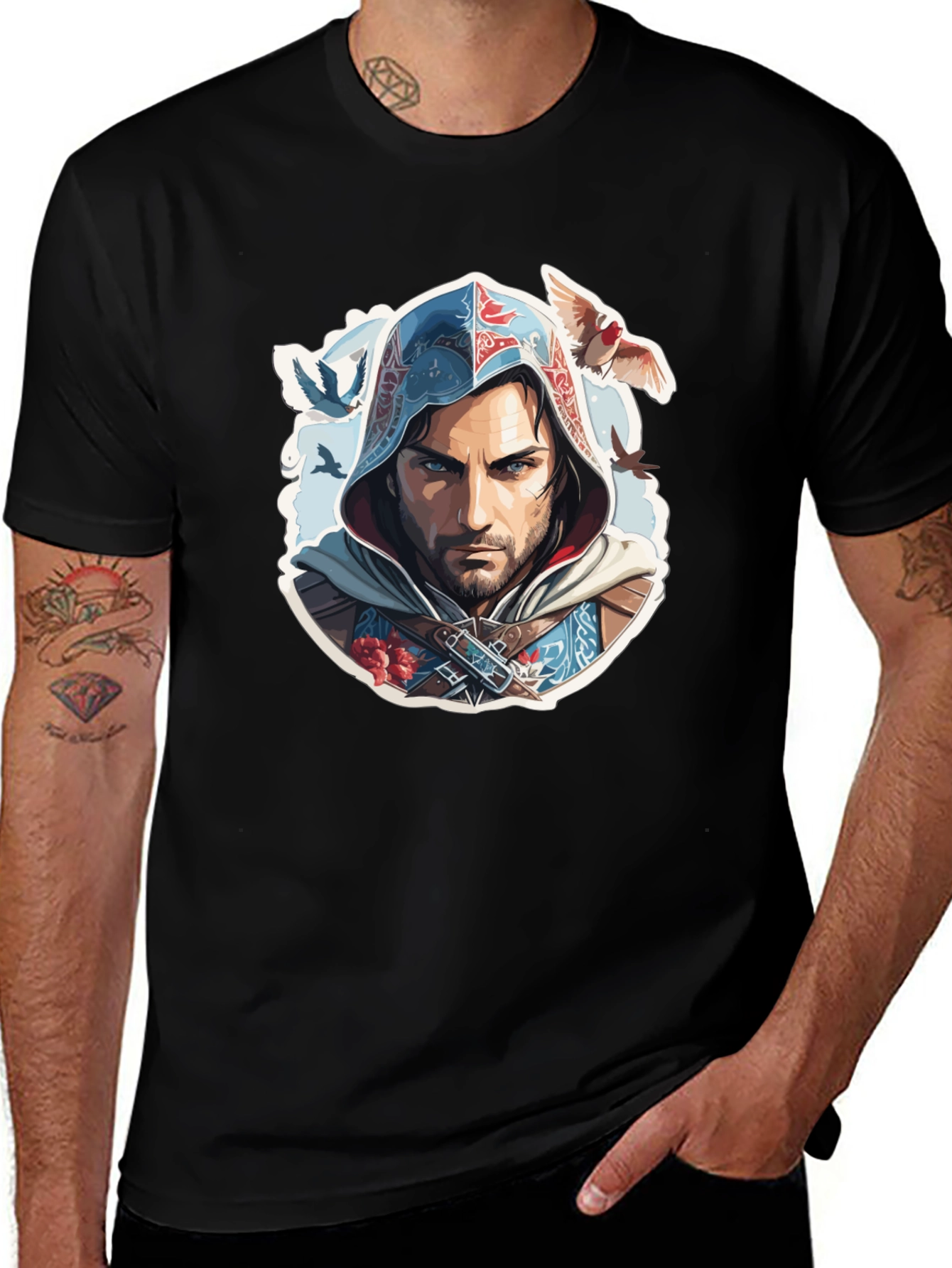 Variant 21 of Assassin Graphic T-Shirt - Stylish Gamer Tee