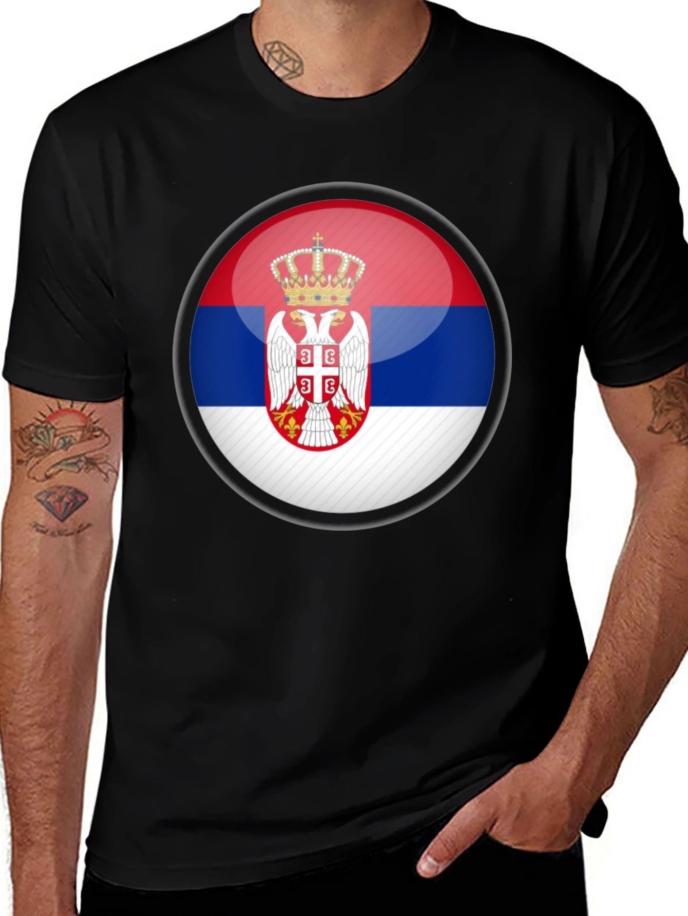 Serbian Flag T-Shirt - Patriot Pride