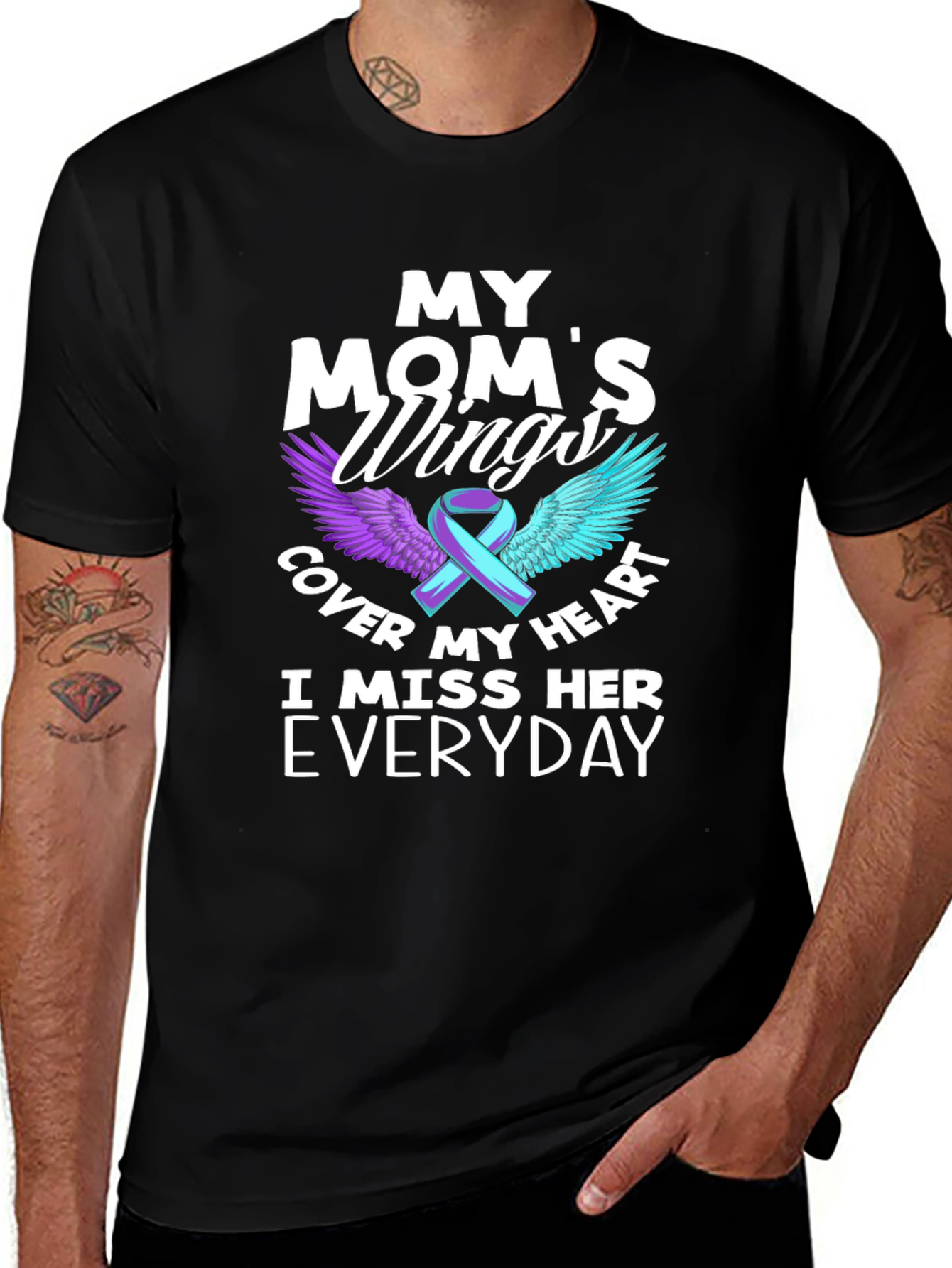 My Mom's Wings Memorial T-Shirt