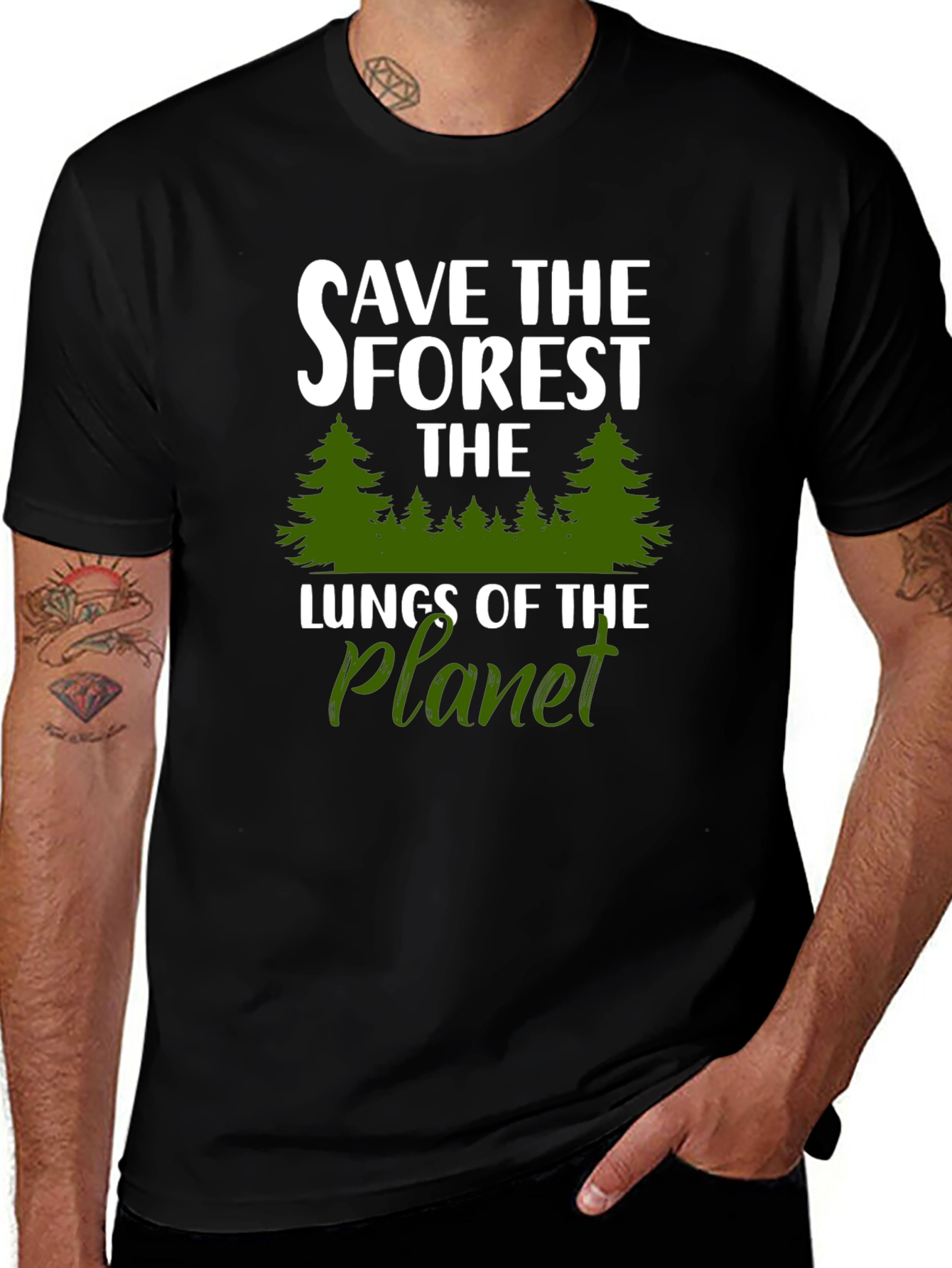 Variant 5 of Save the Forest Lungs of Planet T-Shirt