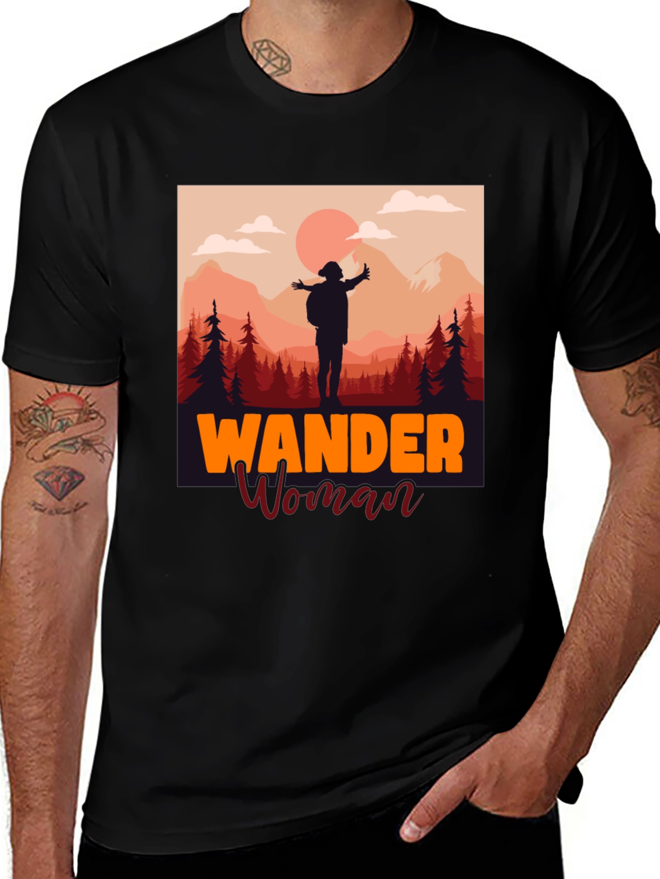 Wander Woman Graphic Tee - Hiking Apparel