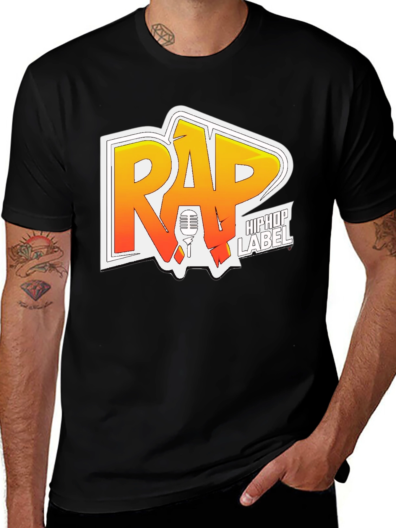 Variant 28 of Rap HipHop Label Graphic T-Shirt