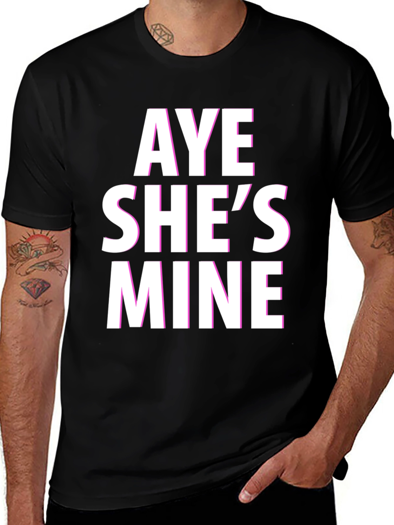 Variant 13 of Aye She's Mine Graphic Tee - Bold Statement T-Shirt
