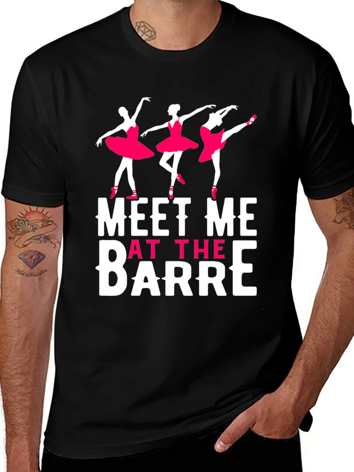 Variant 5 of Meet Me At The Barre T-Shirt - Dance Tee