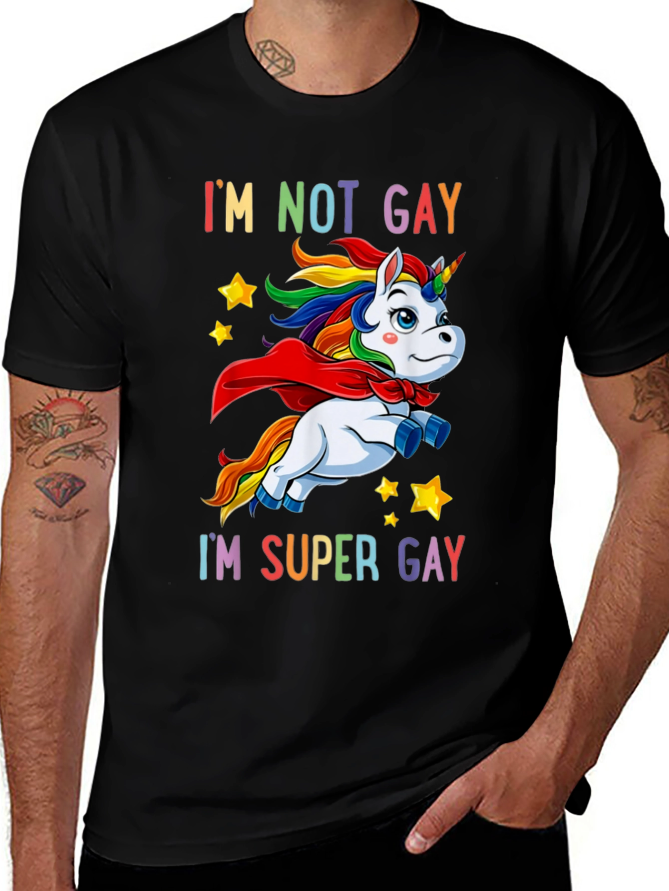 Variant 30 of I'm Not Gay I'm Super Gay T-Shirt