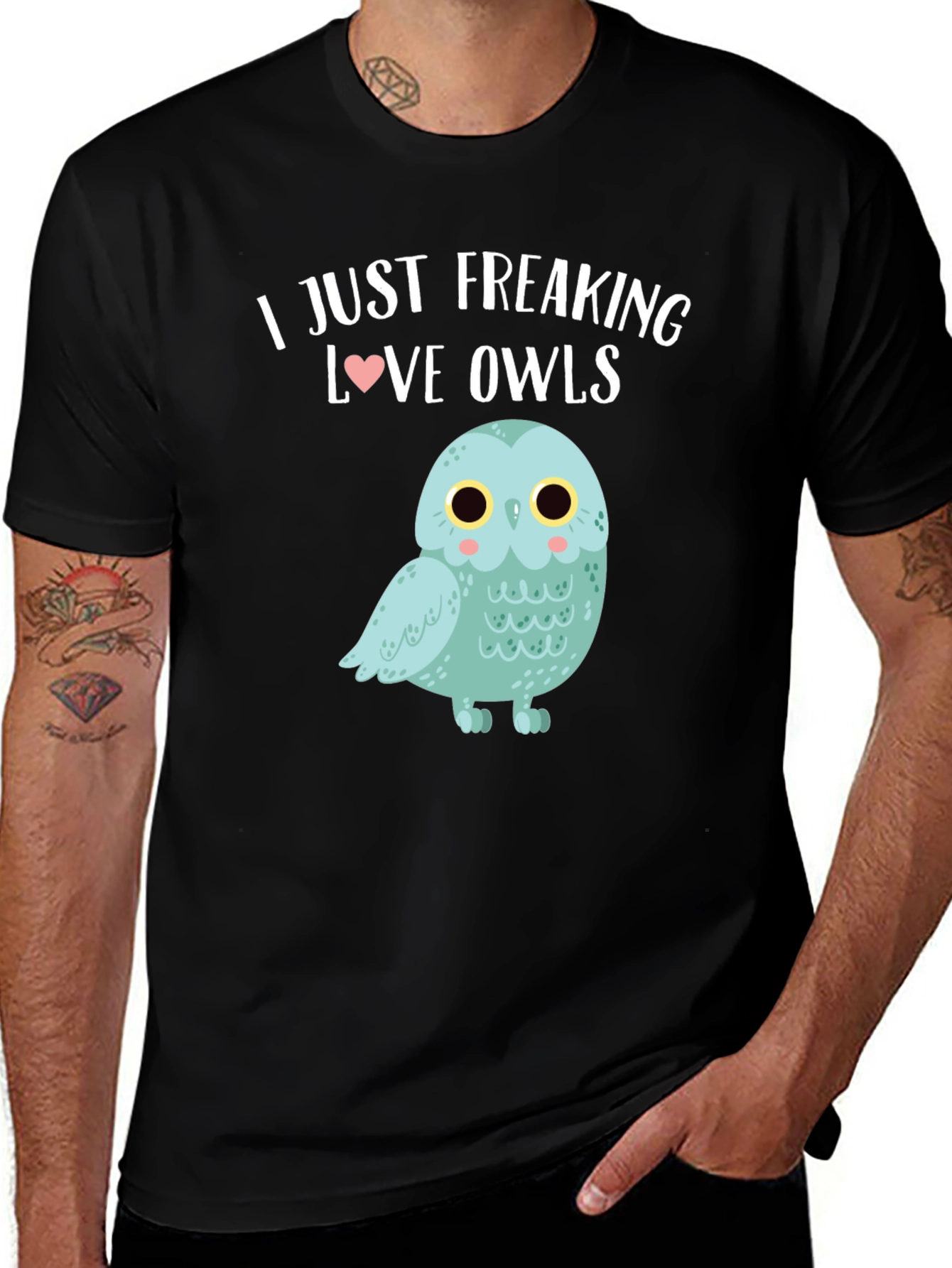 Variant 5 of I Just Freaking Love Owls T-Shirt