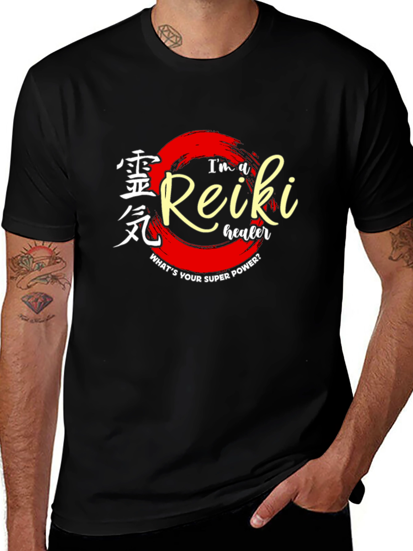 Reiki Healer Graphic Tee - Super Power Shirt