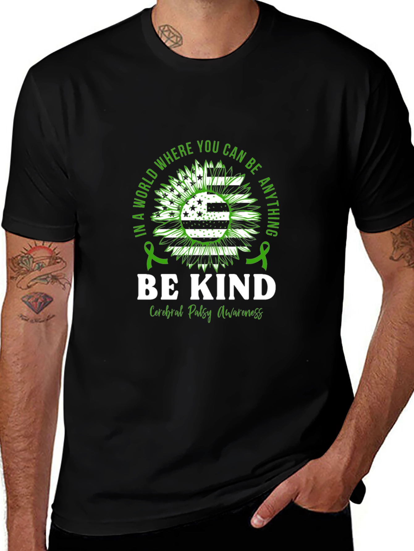 Variant 19 of Be Kind Cerebral Palsy Awareness T-Shirt