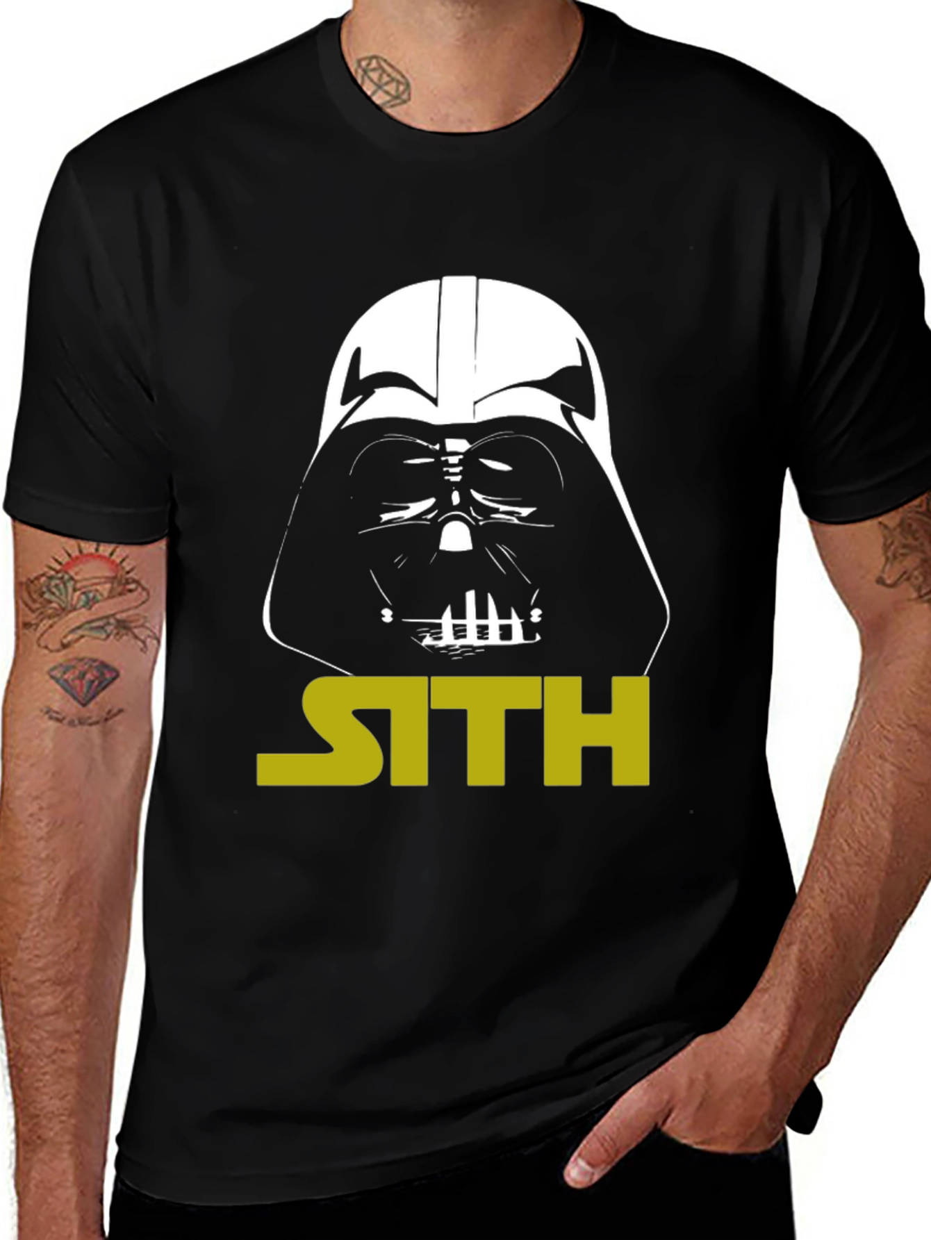 Darth Vader Sith Graphic T-Shirt - Black