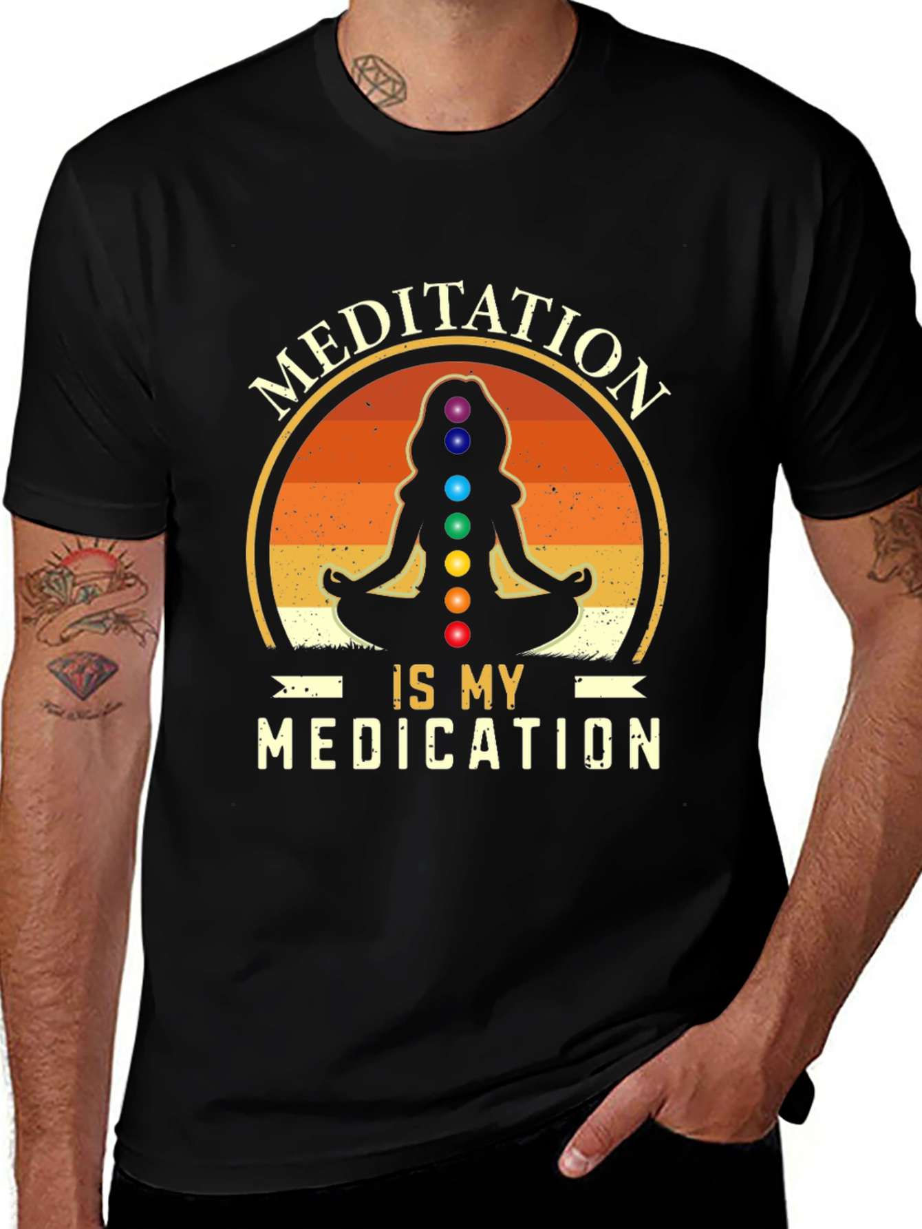 Variant 18 of Meditation is My Medication T-Shirt