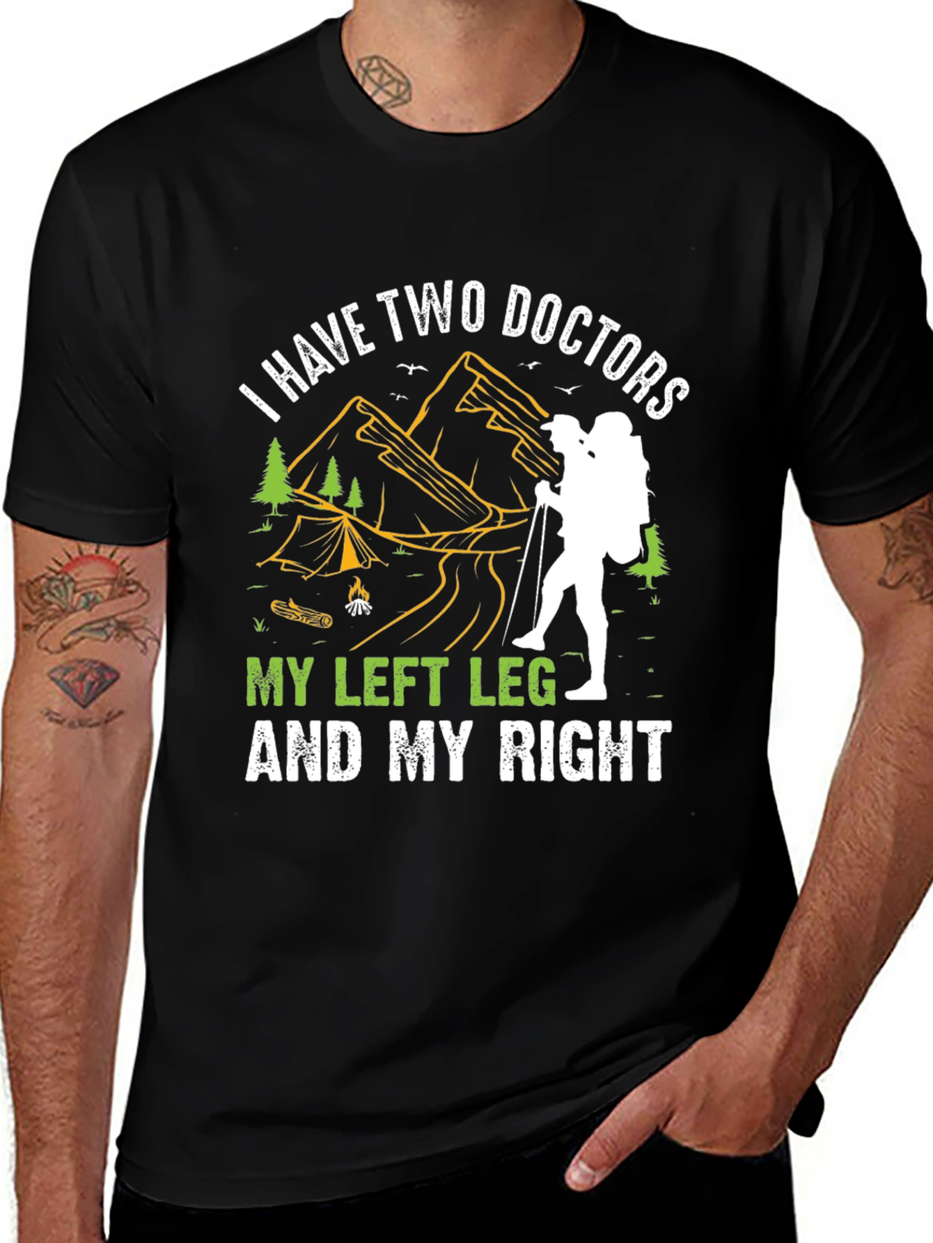 Variant 11 of Two Doctors Hiking T-Shirt