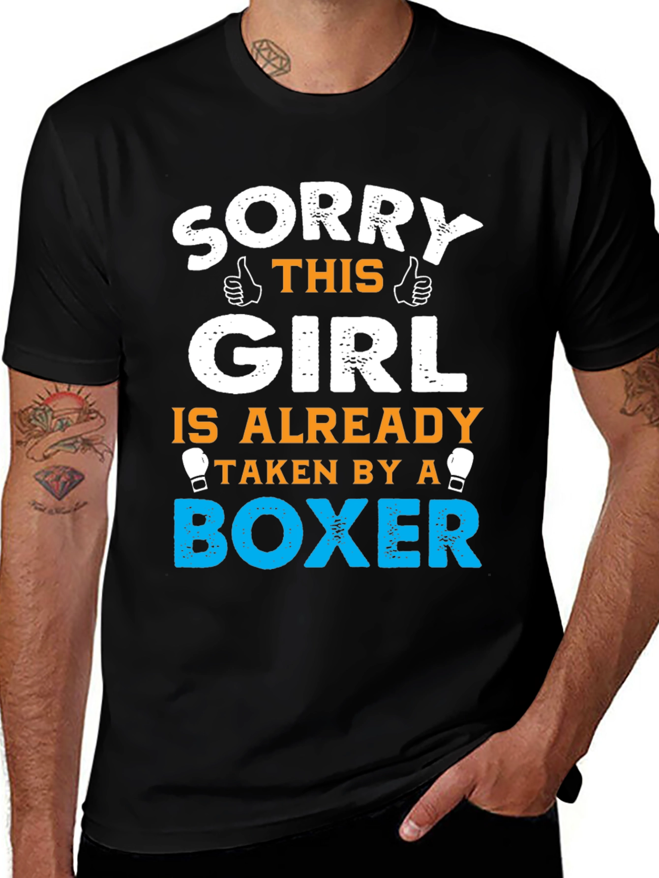 Variant 25 of Sorry Girl Taken by a Boxer T-Shirt