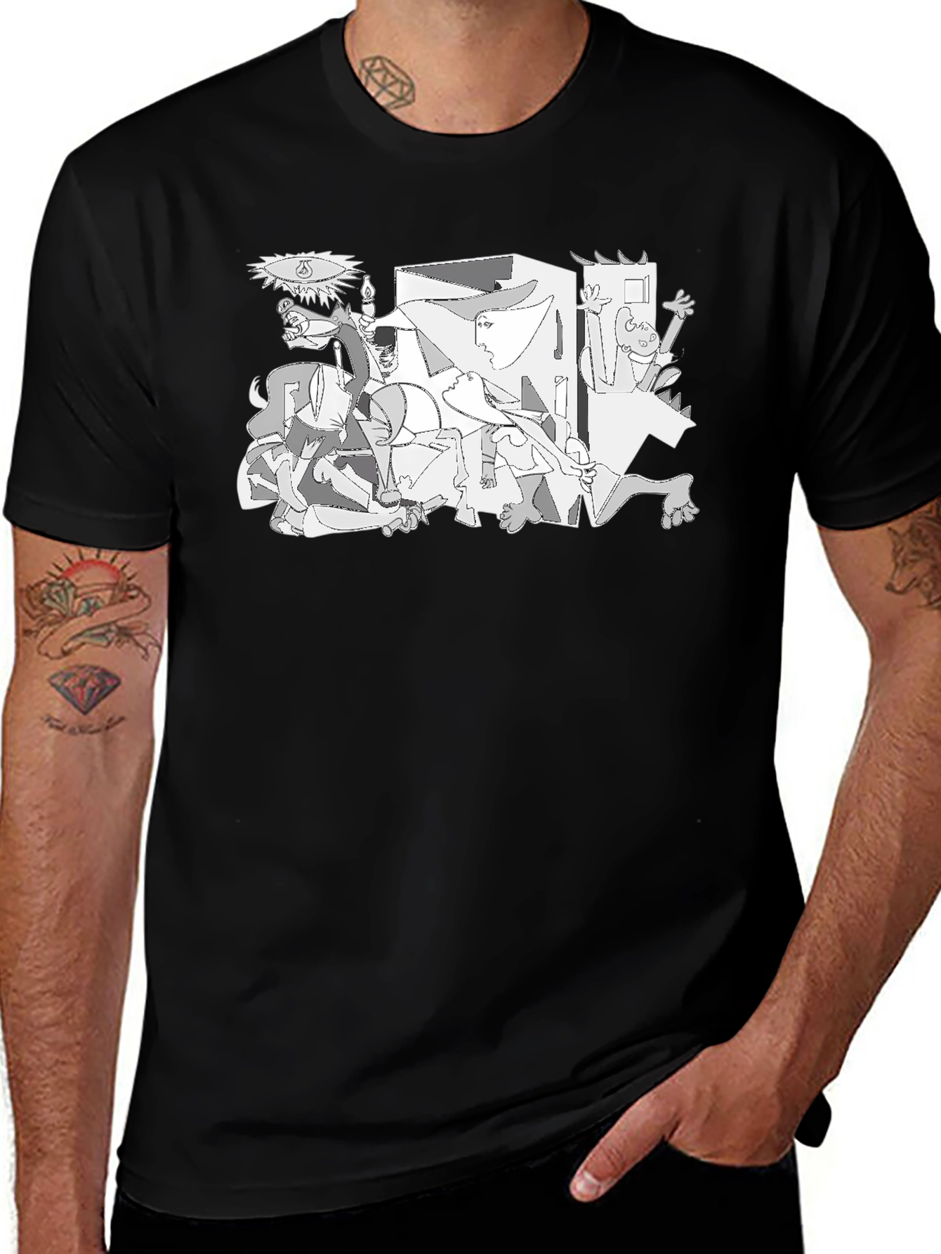 Guernica Art T-Shirt - Stylish Graphic Tee