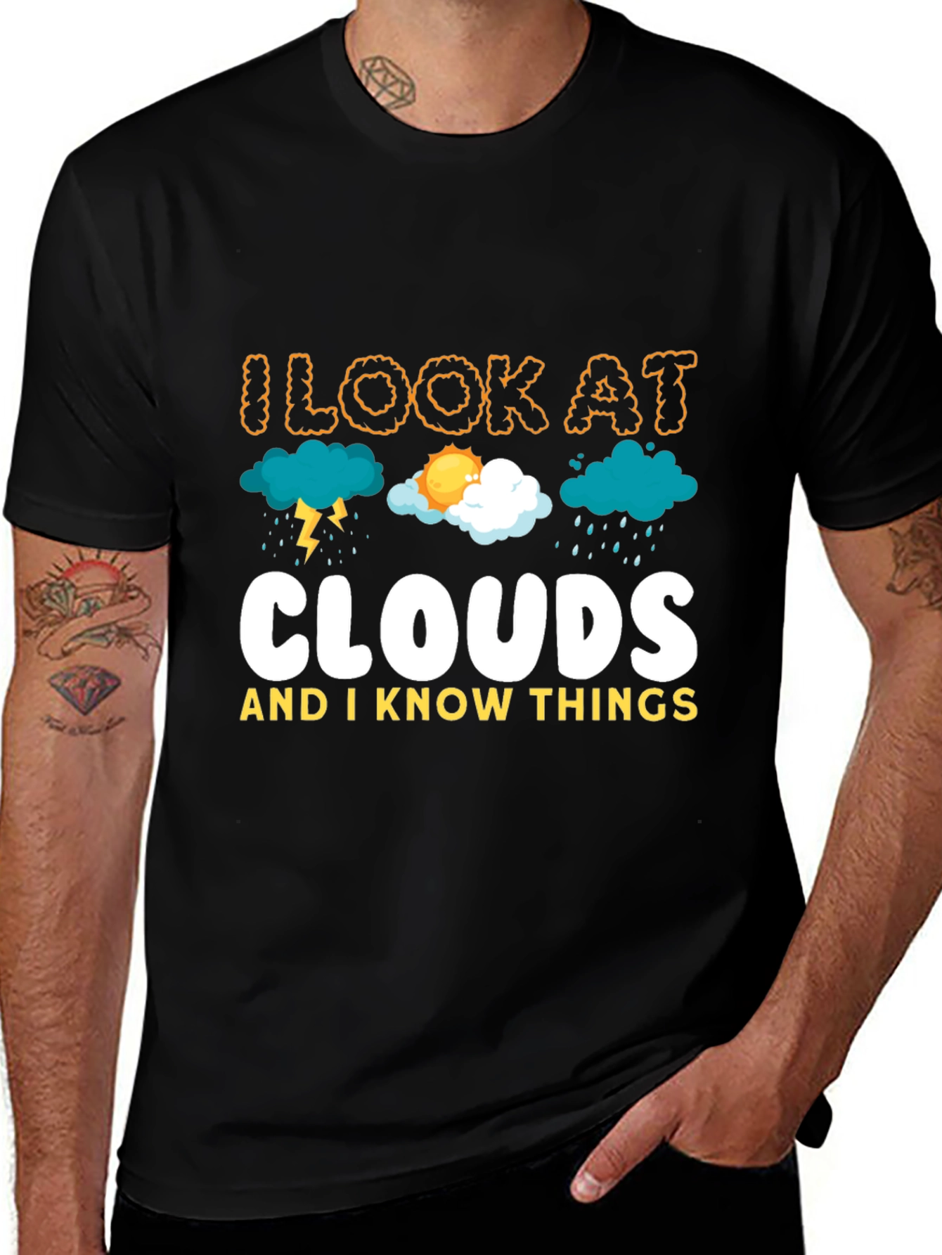 I Look At Clouds T-Shirt