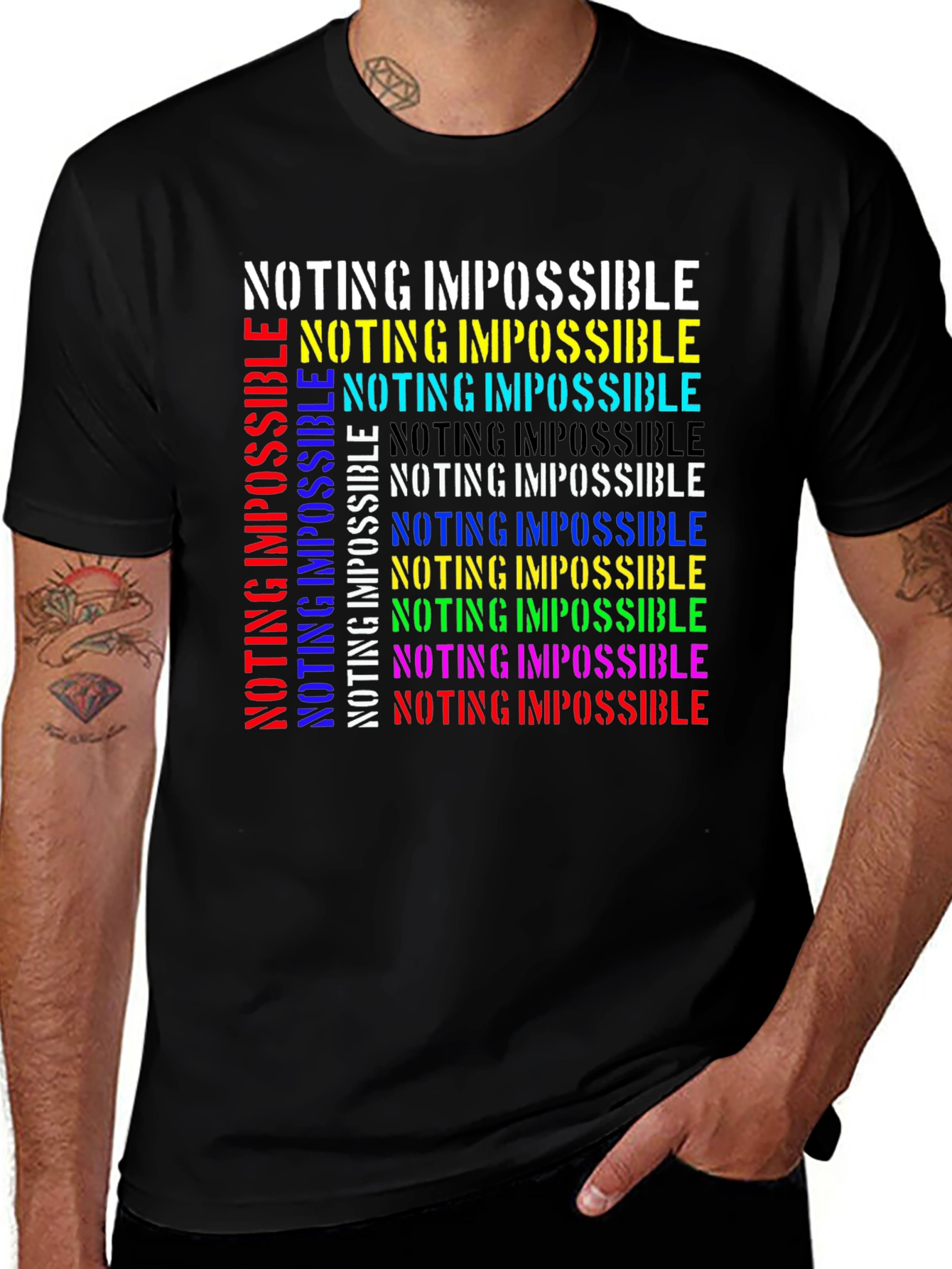 Variant 5 of Nothing is Impossible Graphic T-Shirt