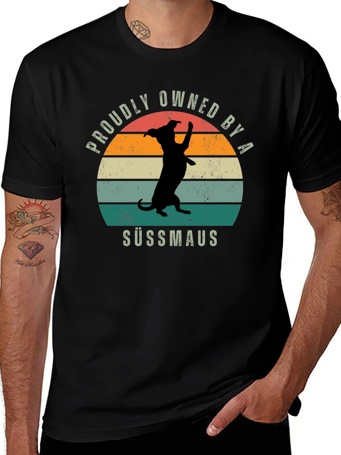 Proudly Owned Süssmaus Dog Lover T-Shirt