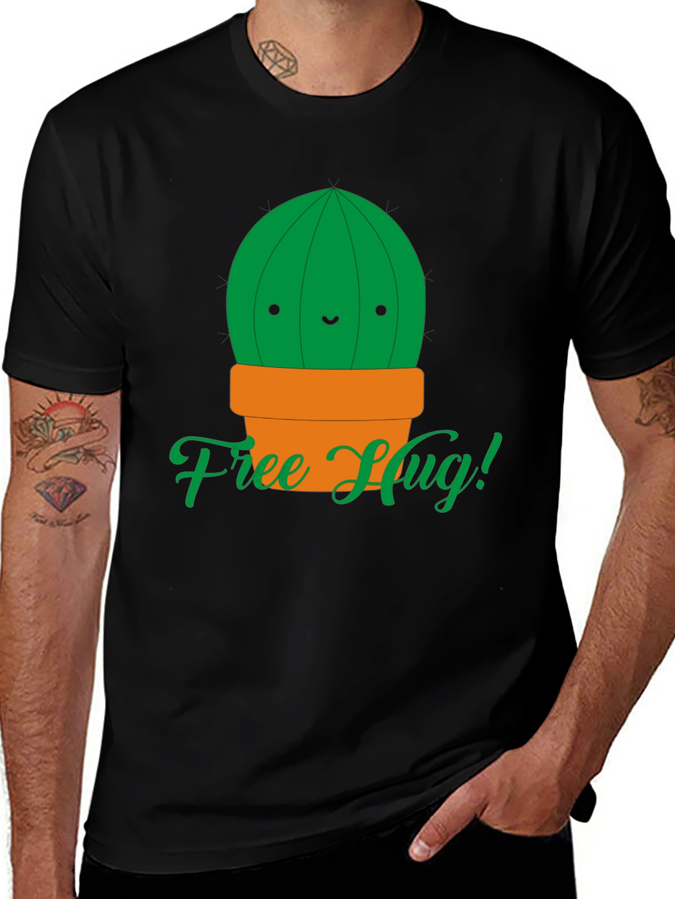 Variant 13 of Free Hug Cactus T-Shirt
