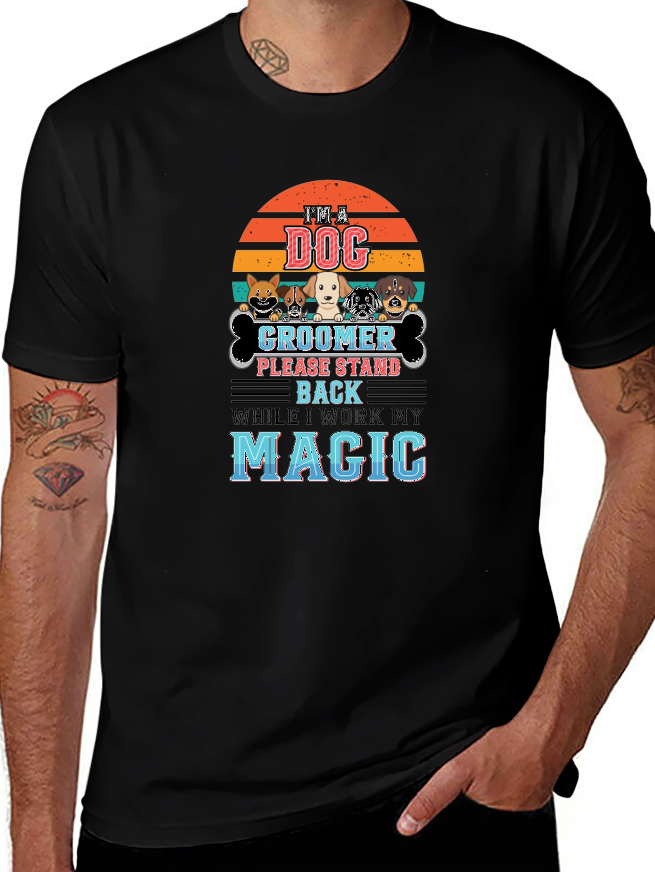 Variant 30 of Dog Groomer T-Shirt - I'm A Dog Groomer, Magic