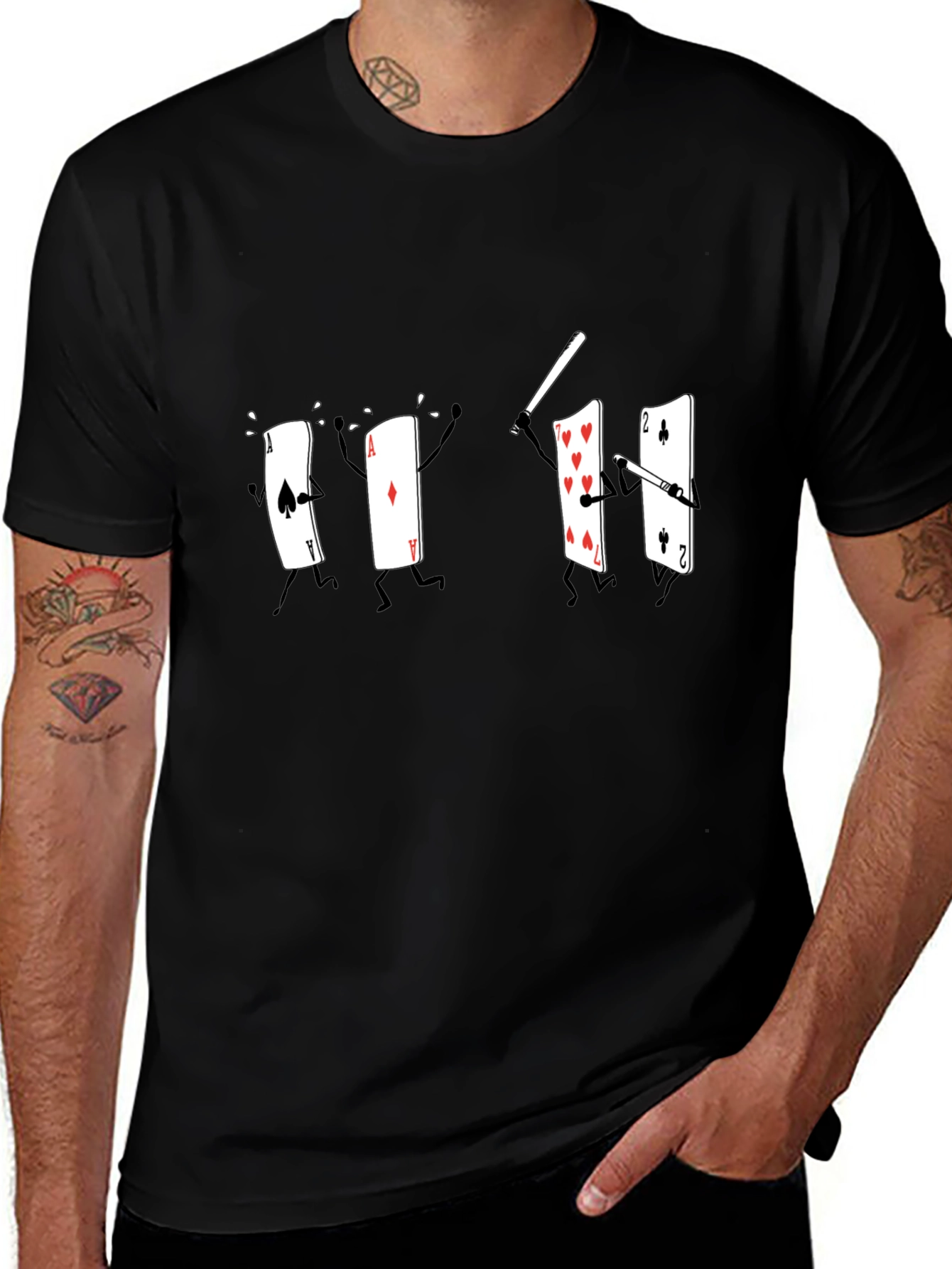 Variant 24 of Funny Playing Card T-Shirt