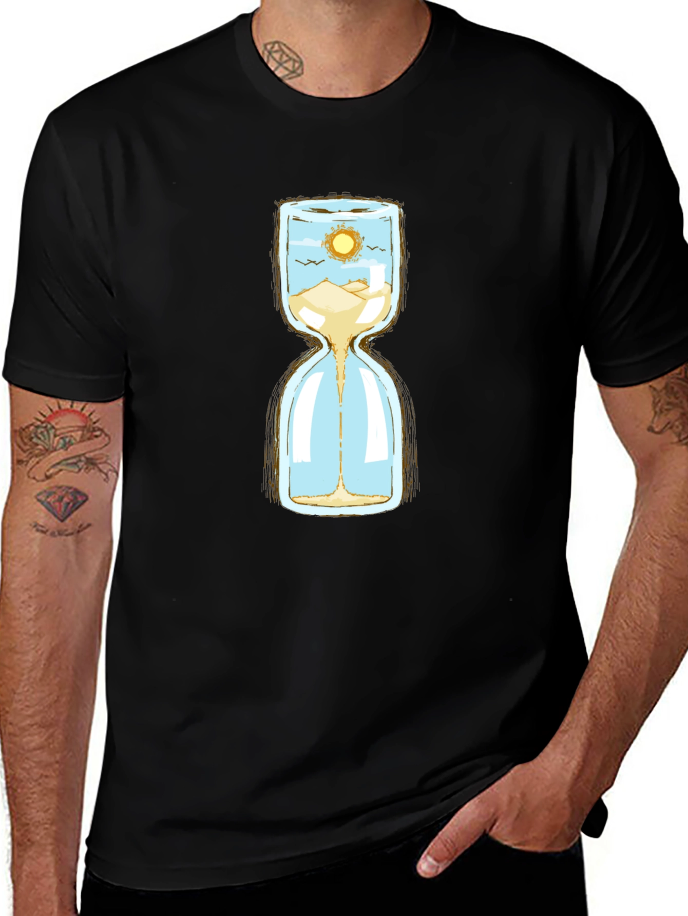 Variant 5 of Hourglass Landscape T-Shirt