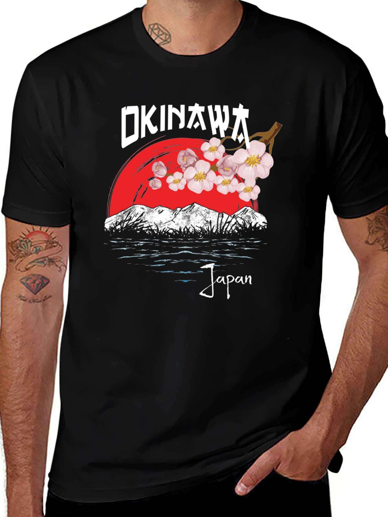 Okinawa Japan Cherry Blossom T-Shirt