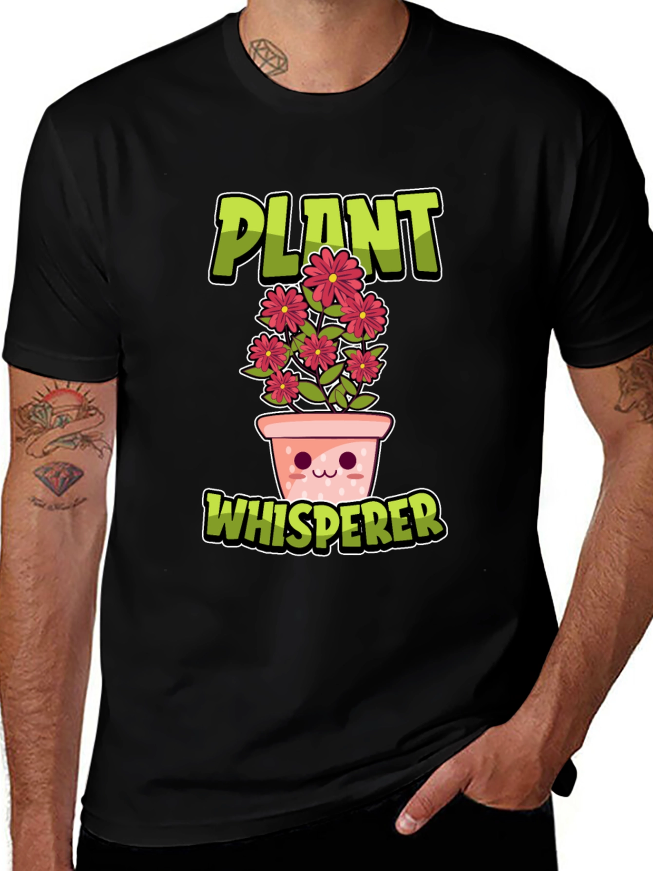 Variant 26 of Plant Whisperer Graphic T-Shirt