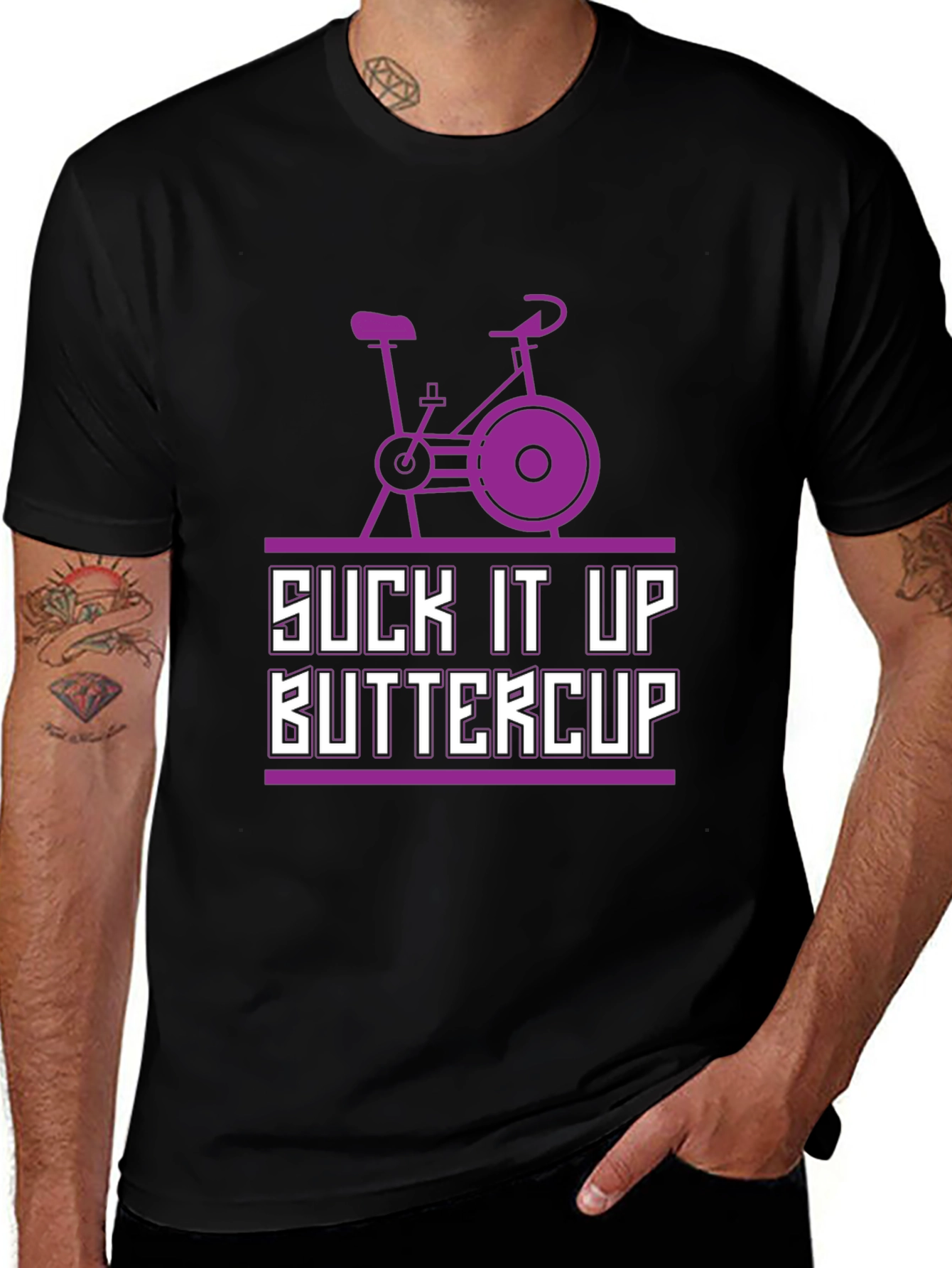 Variant 10 of Suck It Up Buttercup Cycling T-Shirt