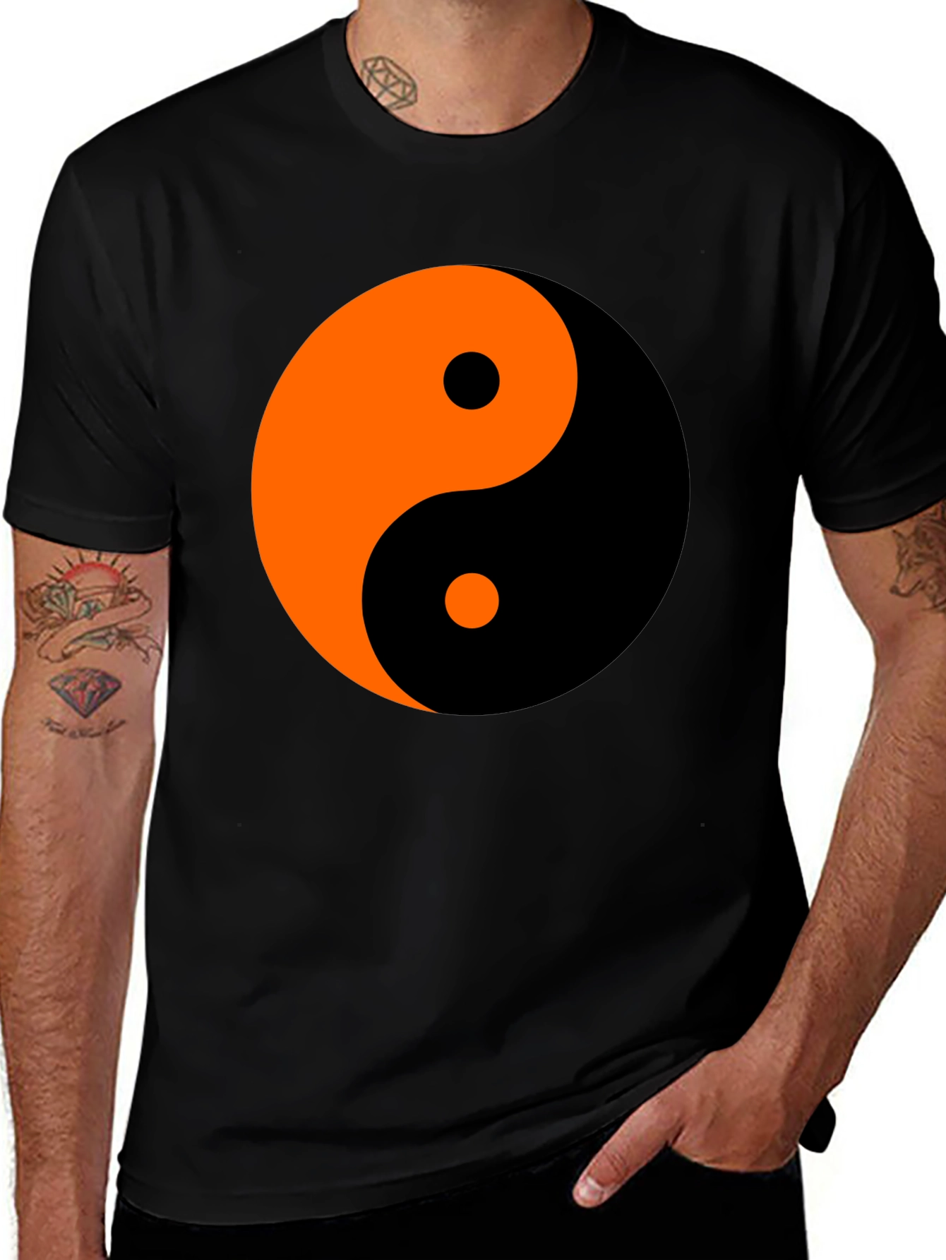 Yin Yang Graphic Tee - Balance & Style