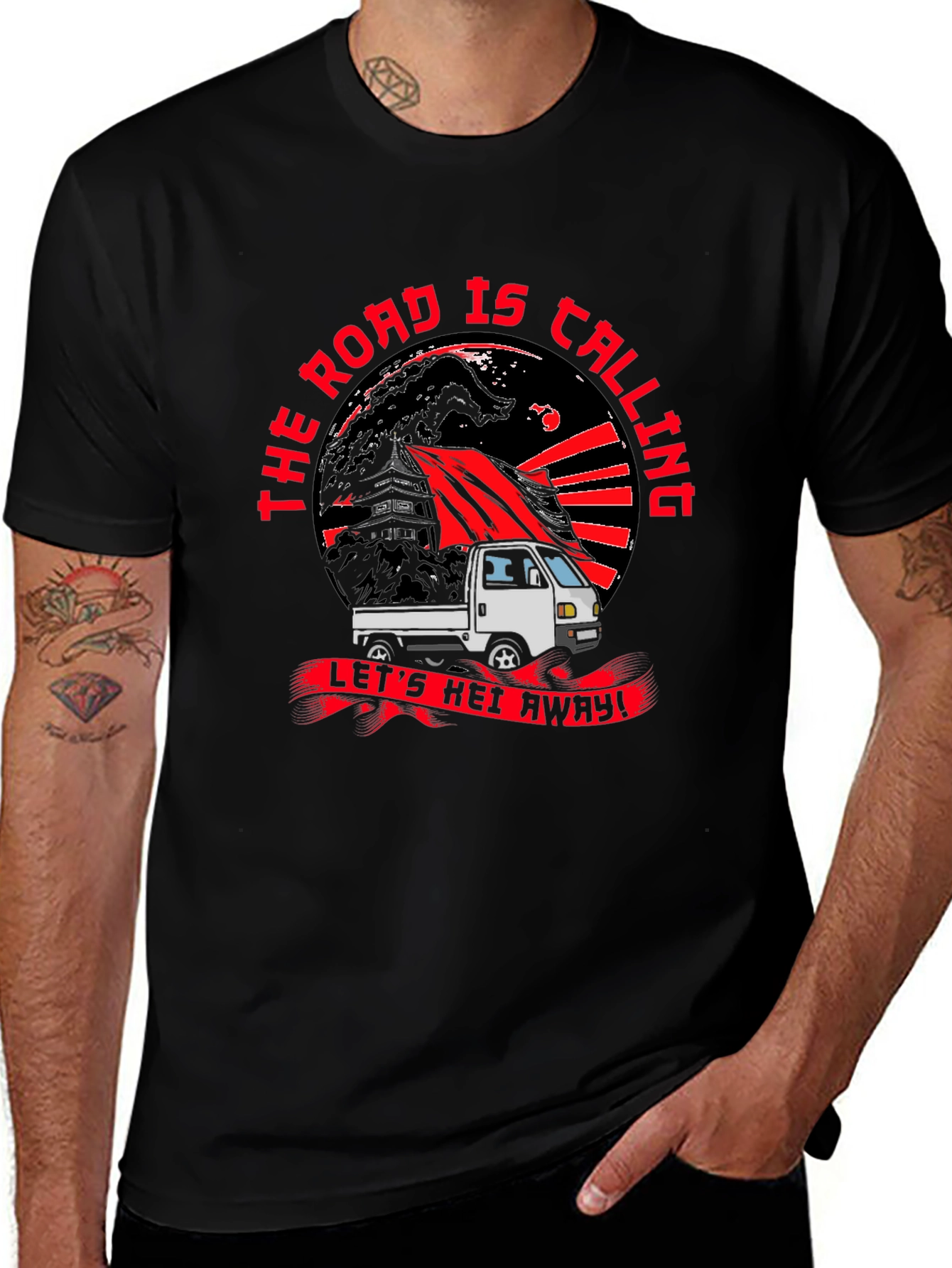 Variant 24 of The Road Is Calling Graphic Tee