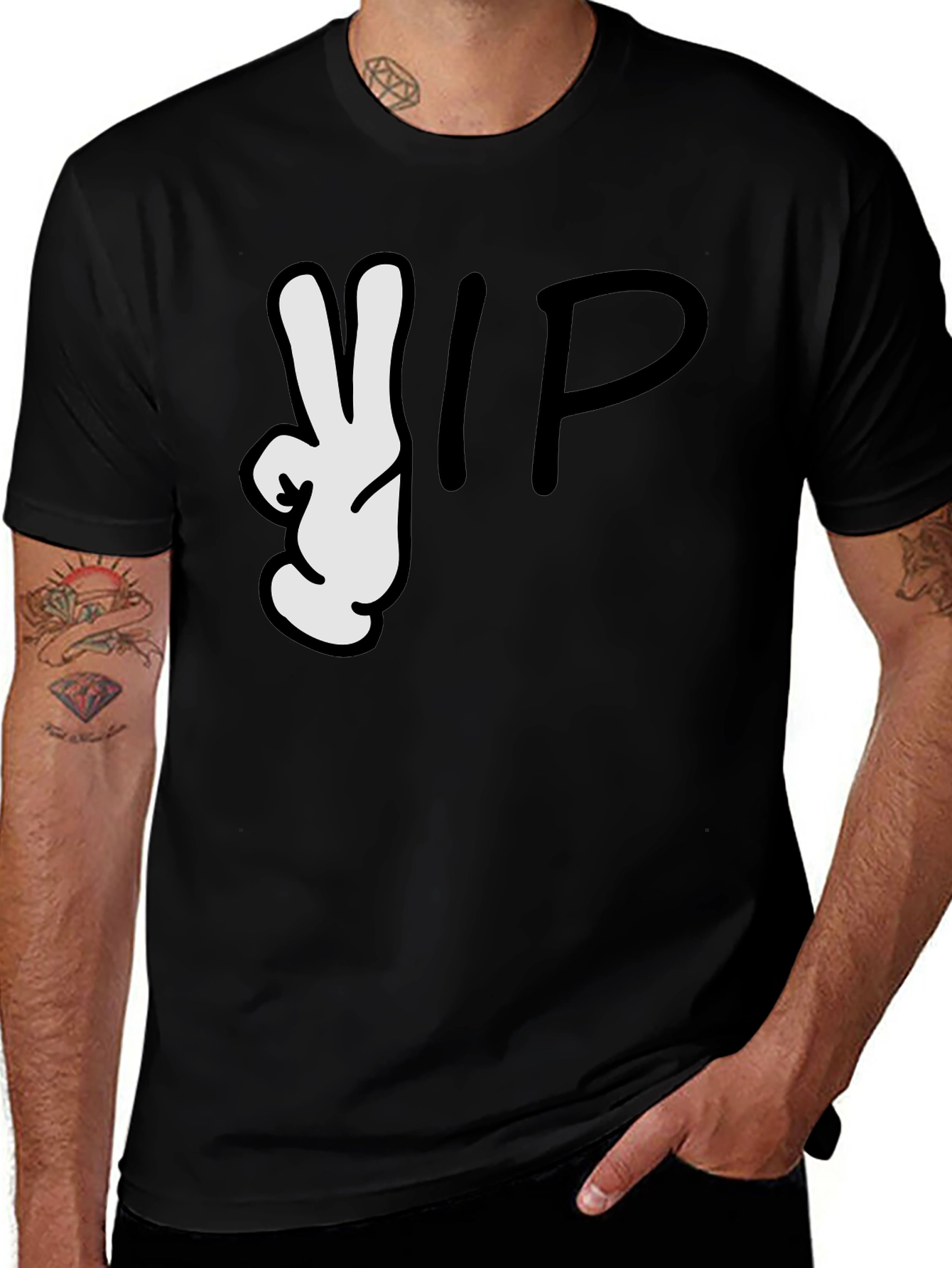 Variant 10 of Peace Sign VIP Graphic T-Shirt