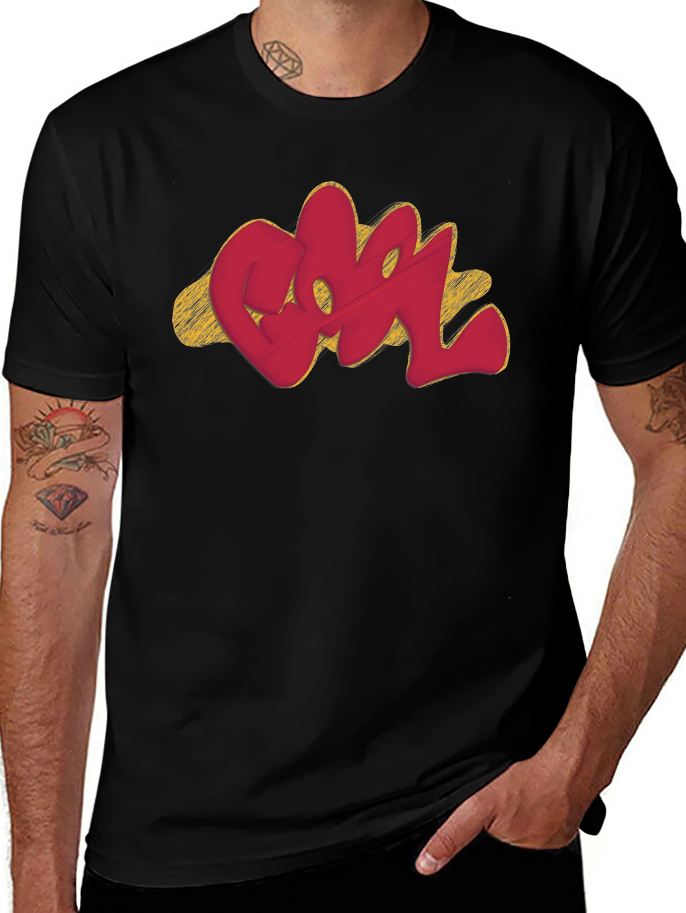 Variant 9 of Cool Graffiti Style Graphic T-Shirt