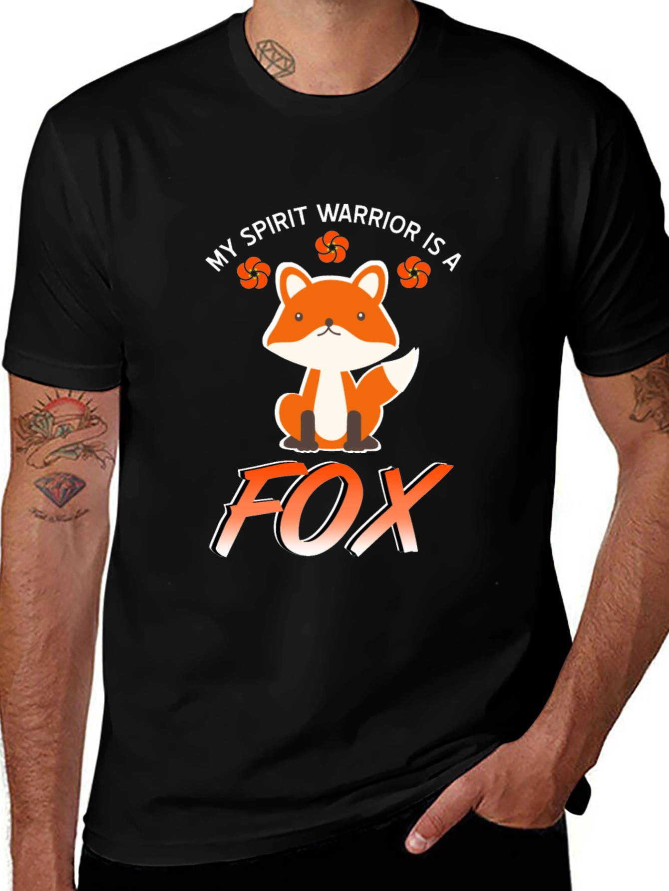 Variant 4 of My Spirit Warrior is a Fox T-Shirt