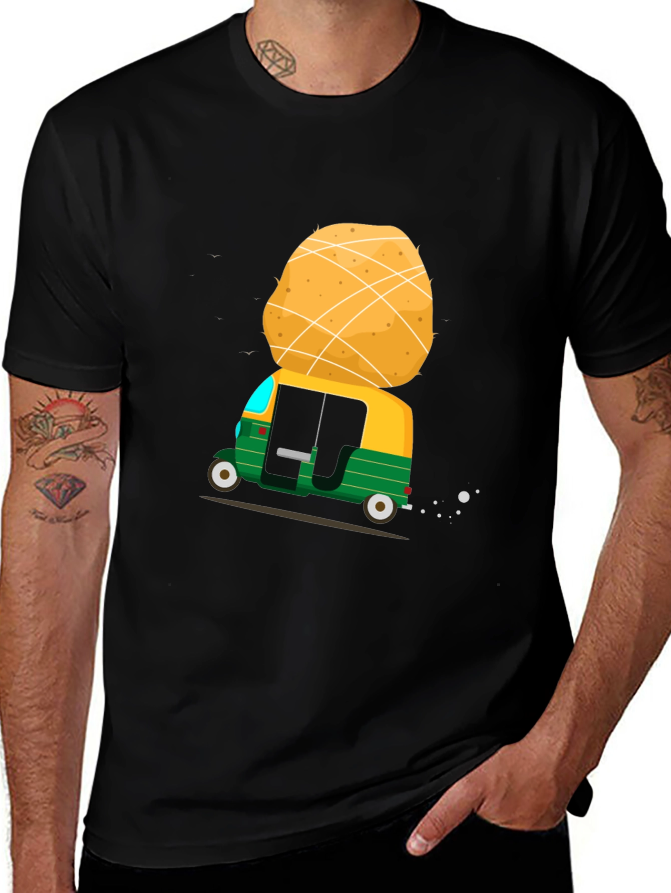 Potato Auto Rickshaw Graphic Tee