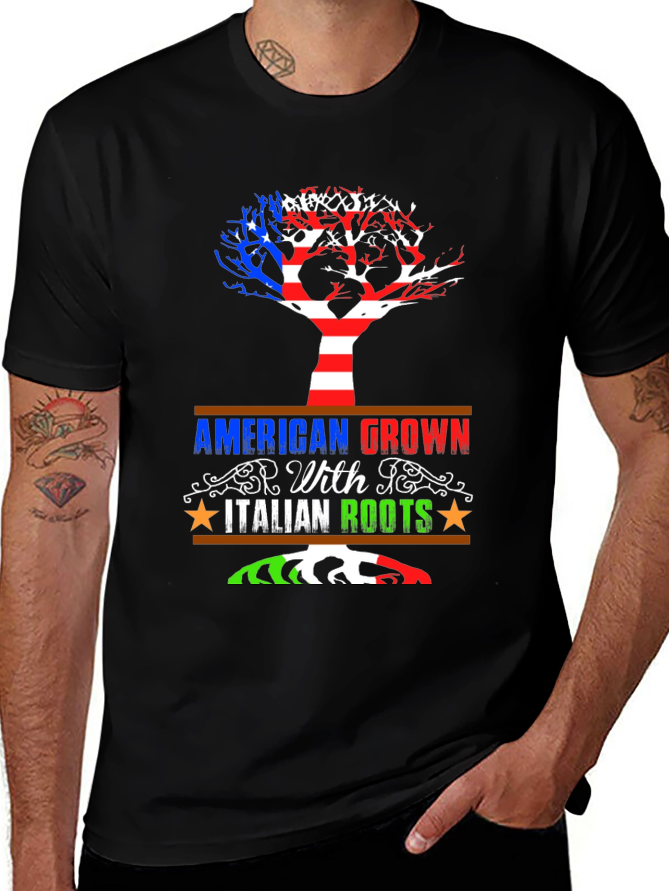 American Grown with Italian Roots T-Shirt