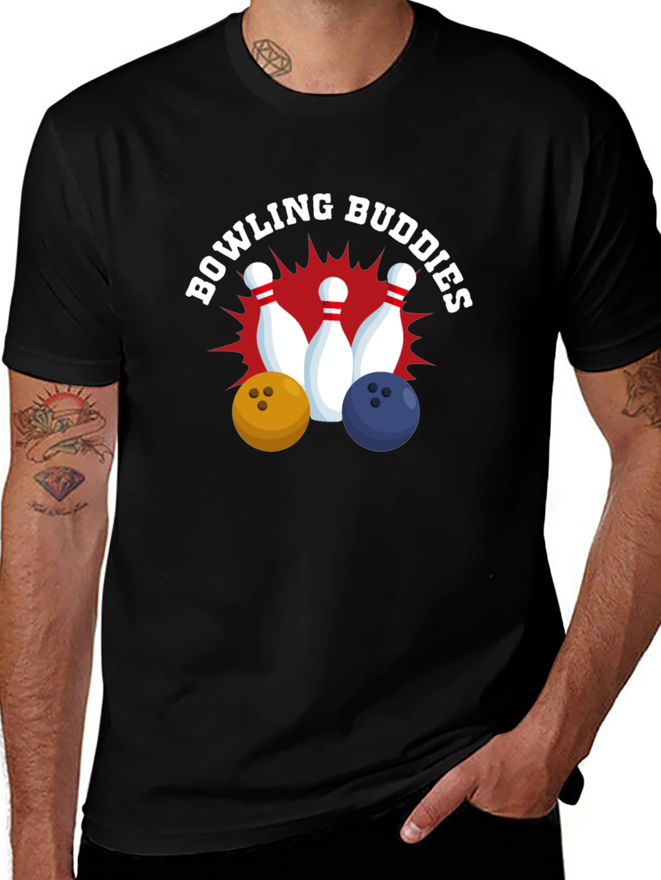 Variant 10 of Bowling Buddies Graphic T-Shirt