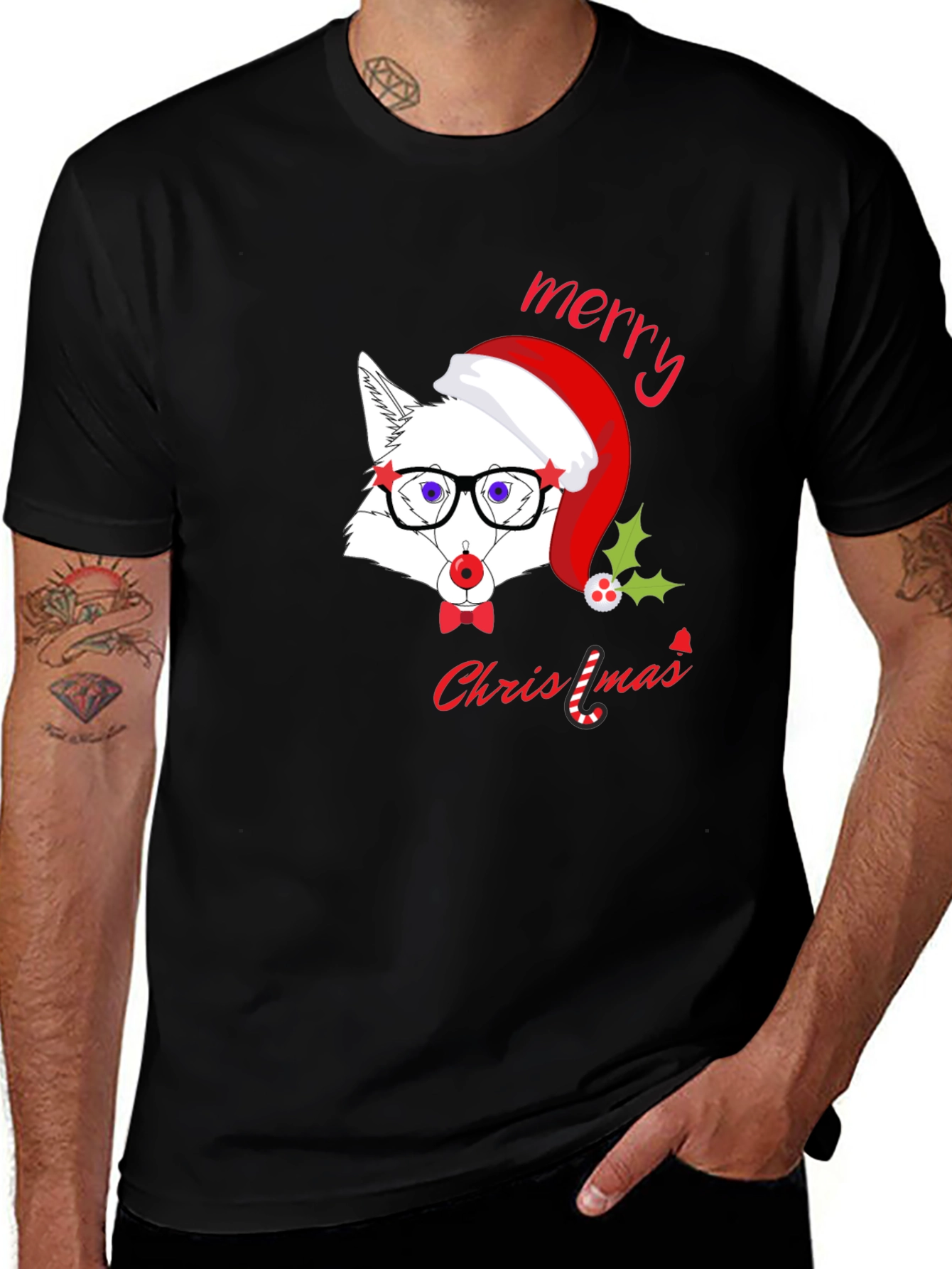 Festive Fox Christmas T-Shirt