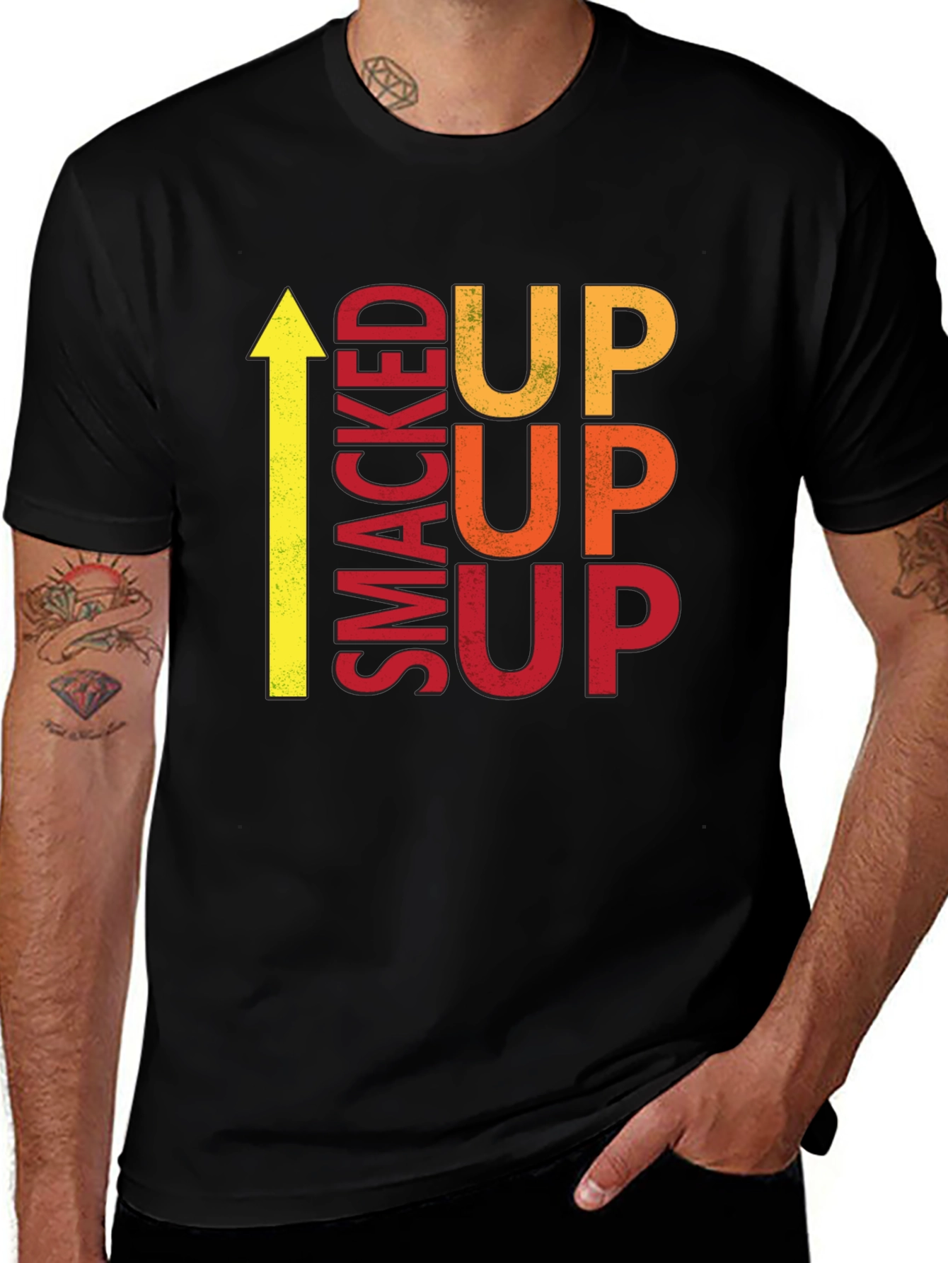 Variant 25 of Smacked Up Graphic Tee - Bold Statement T-Shirt