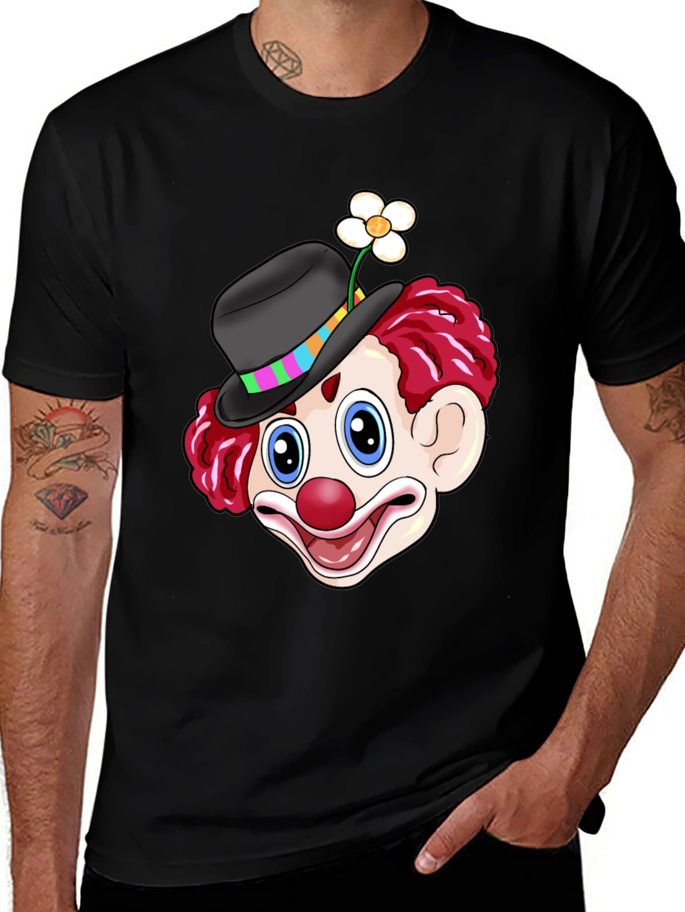 Variant 23 of Clown Graphic Tee - Fun Novelty Shirt