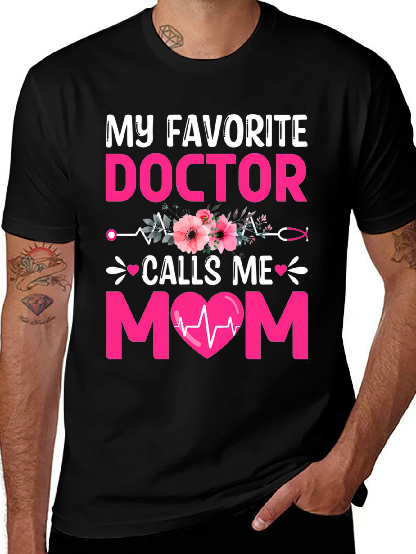 Variant 18 of My Favorite Doctor Calls Me Mom Graphic Tee