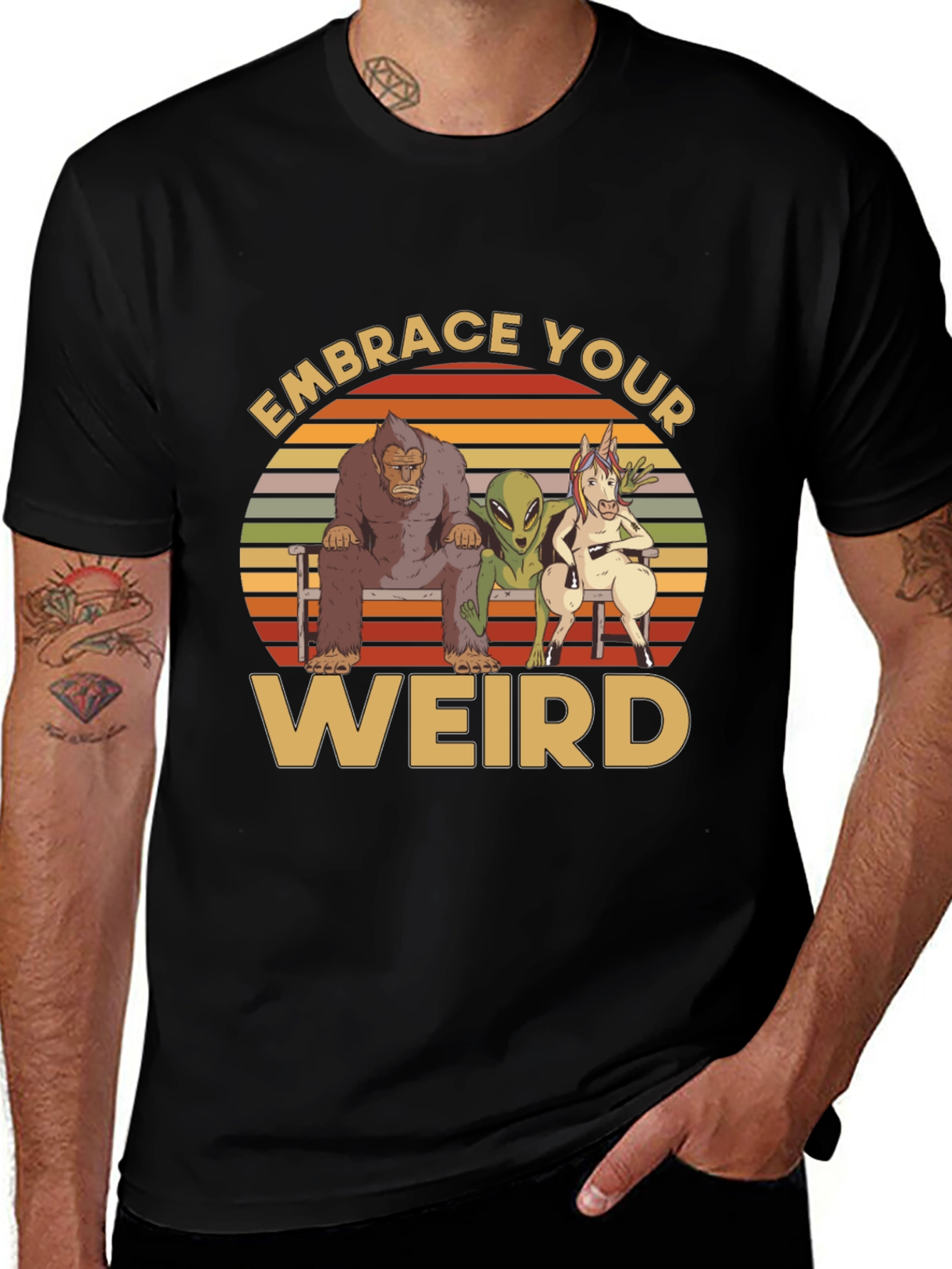 Variant 30 of Embrace Your Weird Graphic T-Shirt