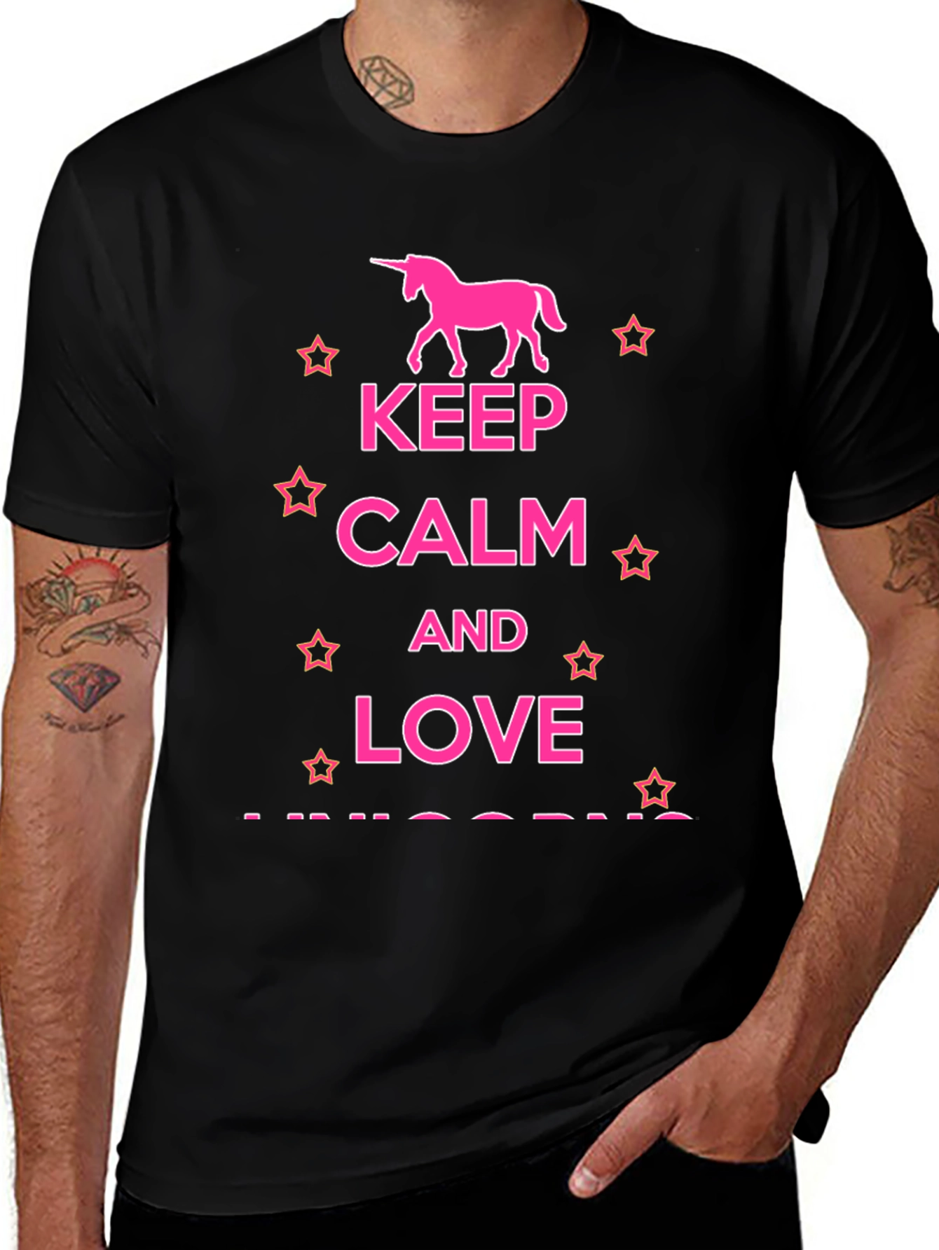 Variant 21 of Keep Calm & Love Unicorns T-Shirt