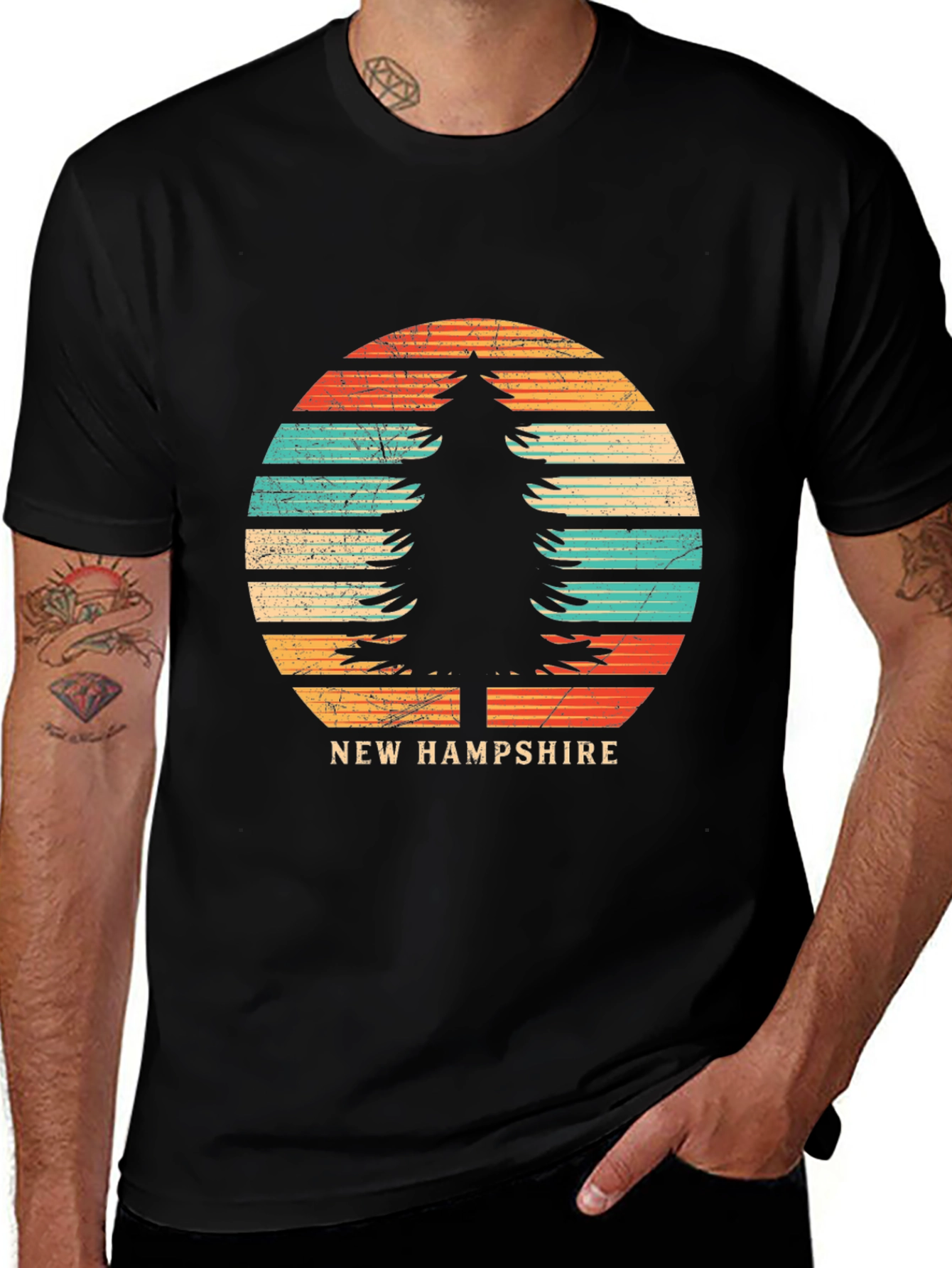 New Hampshire Retro T-Shirt